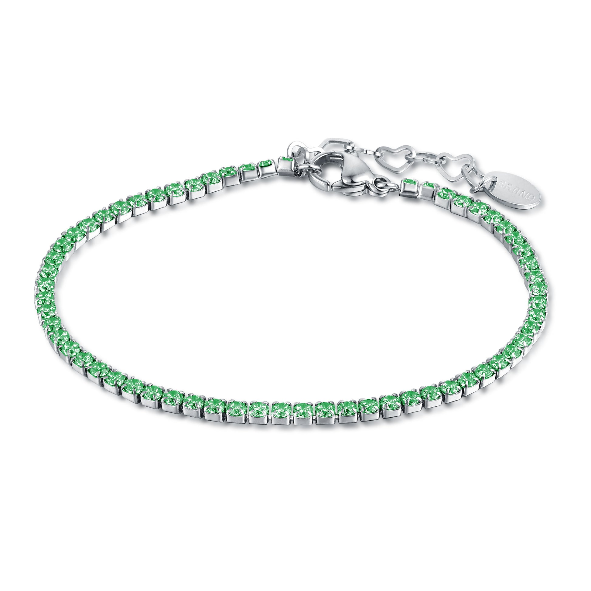 Bracciale Tennis Classico in acciaio inox Royale - Brand Gioielli