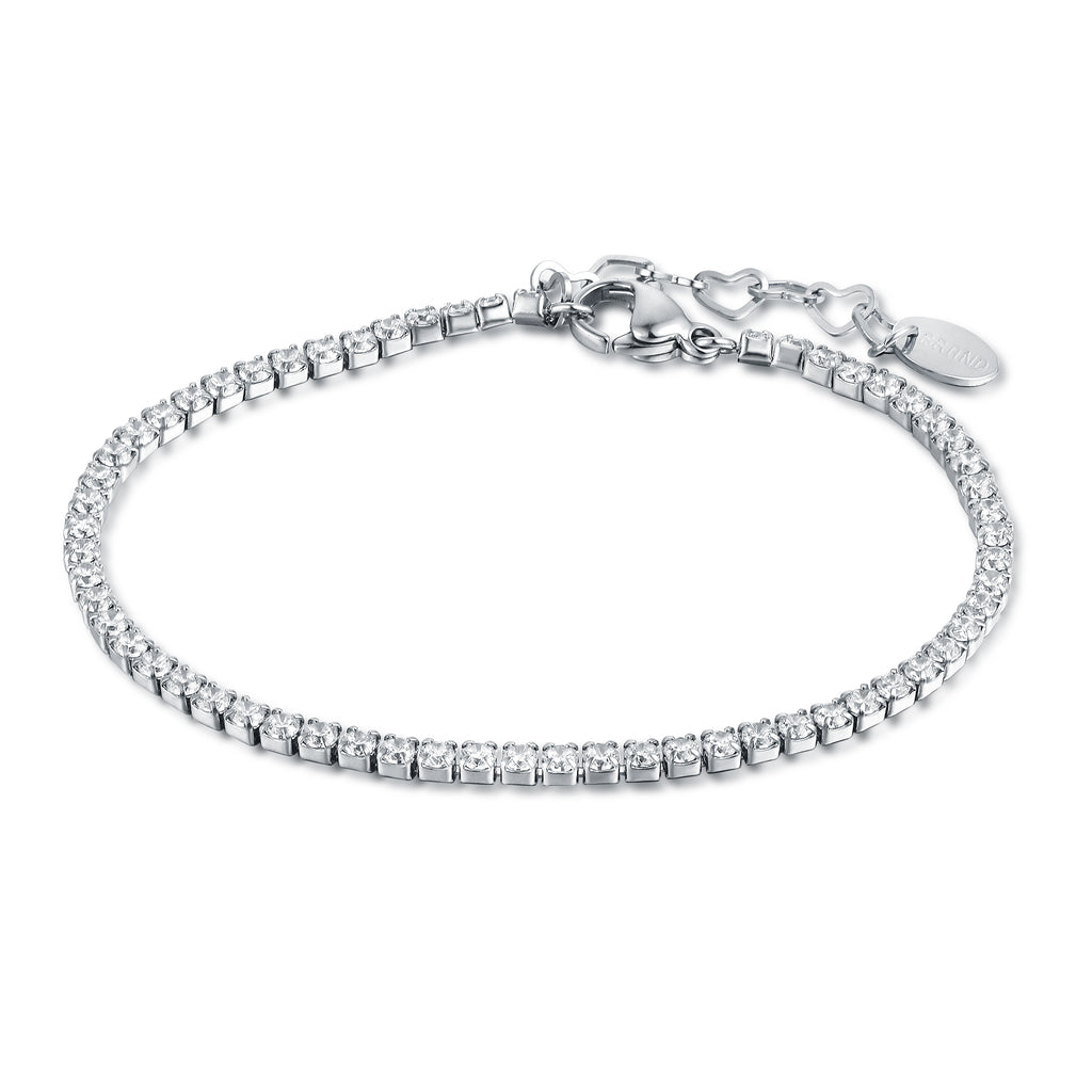 Bracciale Tennis Classico in acciaio inox Royale - Brand Gioielli