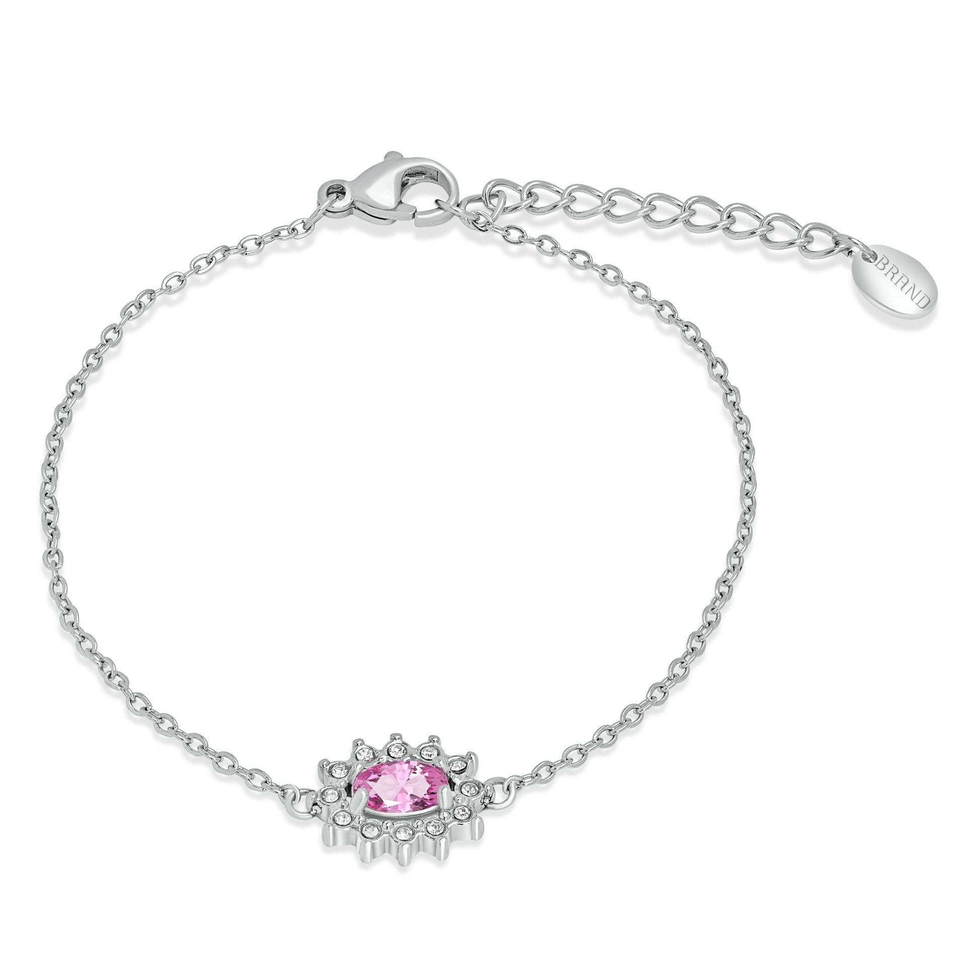 Bracciale Cristallo Modello Kate in acciaio inox Royale - Brand Gioielli