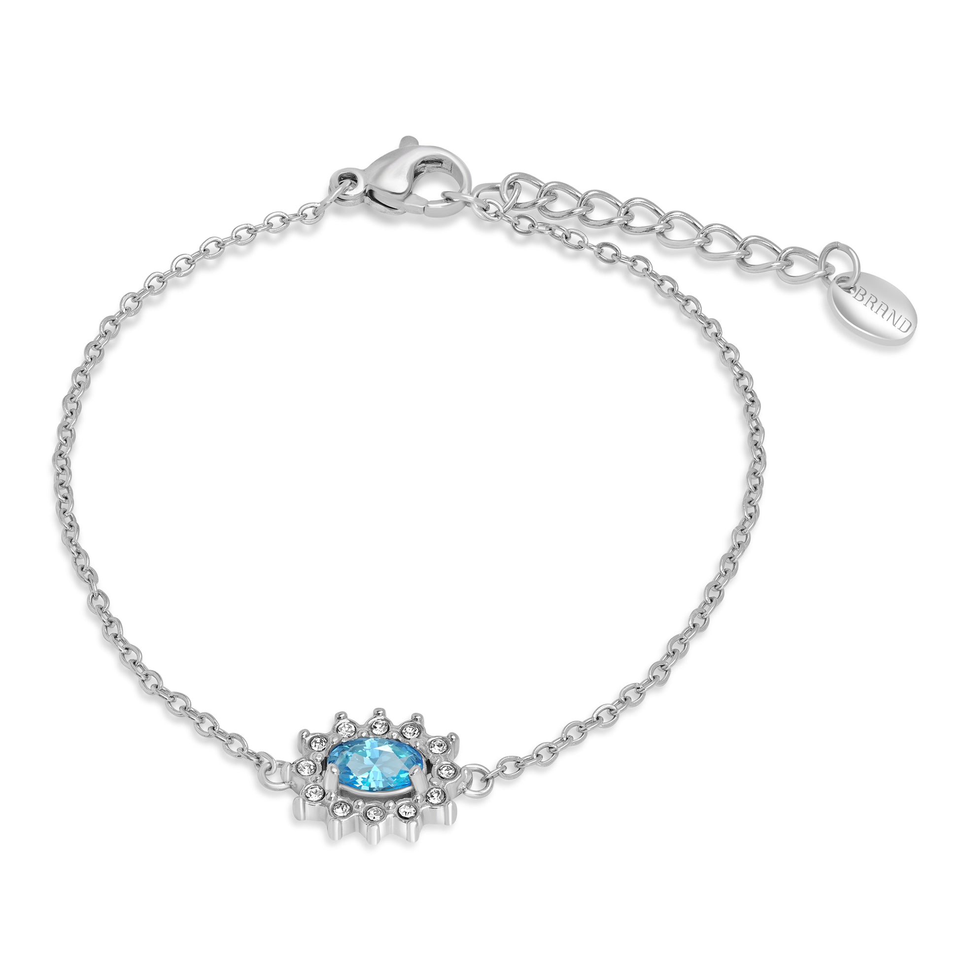 Bracciale Cristallo Modello Kate in acciaio inox Royale - Brand Gioielli