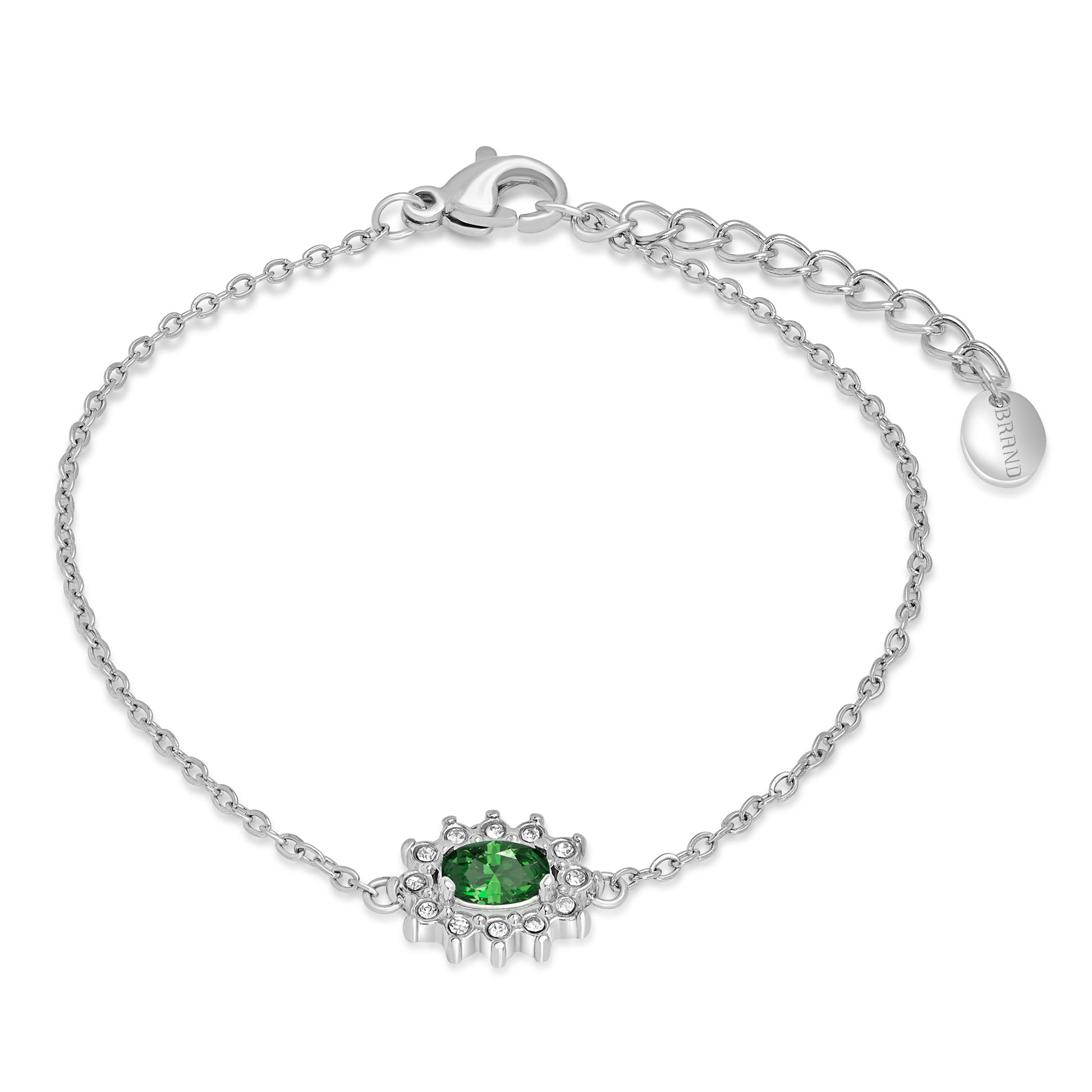 Bracciale Cristallo Modello Kate in acciaio inox Royale - Brand Gioielli