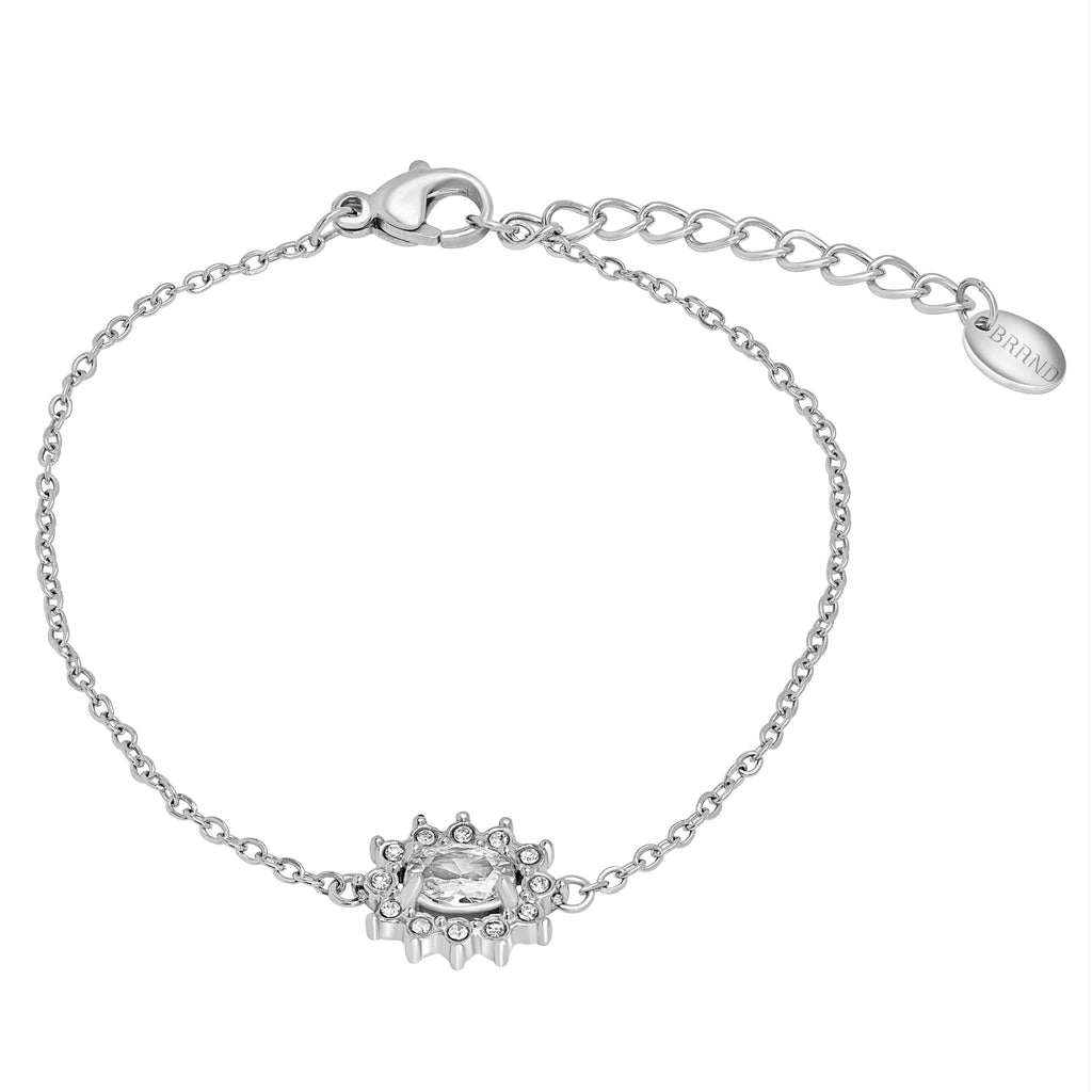 Bracciale Cristallo Modello Kate in acciaio inox Royale - Brand Gioielli