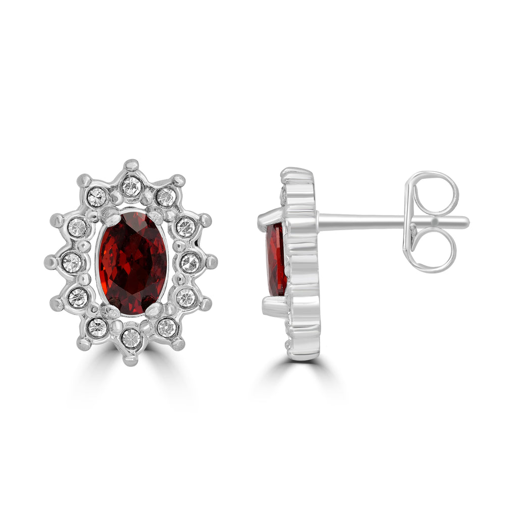 Orecchini Cristallo Kate in acciaio inox Royale - Brand Gioielli