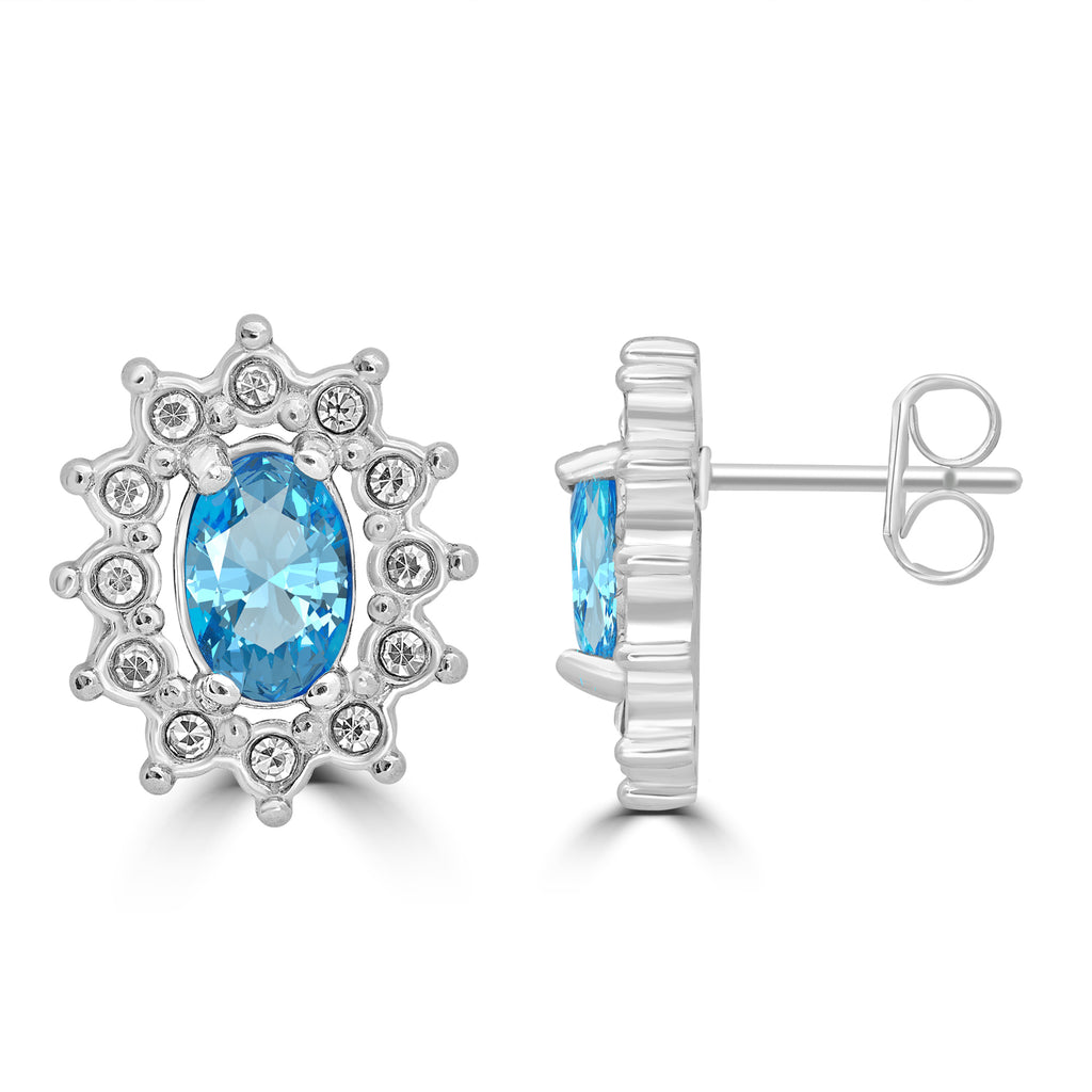 Orecchini Cristallo Kate in acciaio inox Royale - Brand Gioielli
