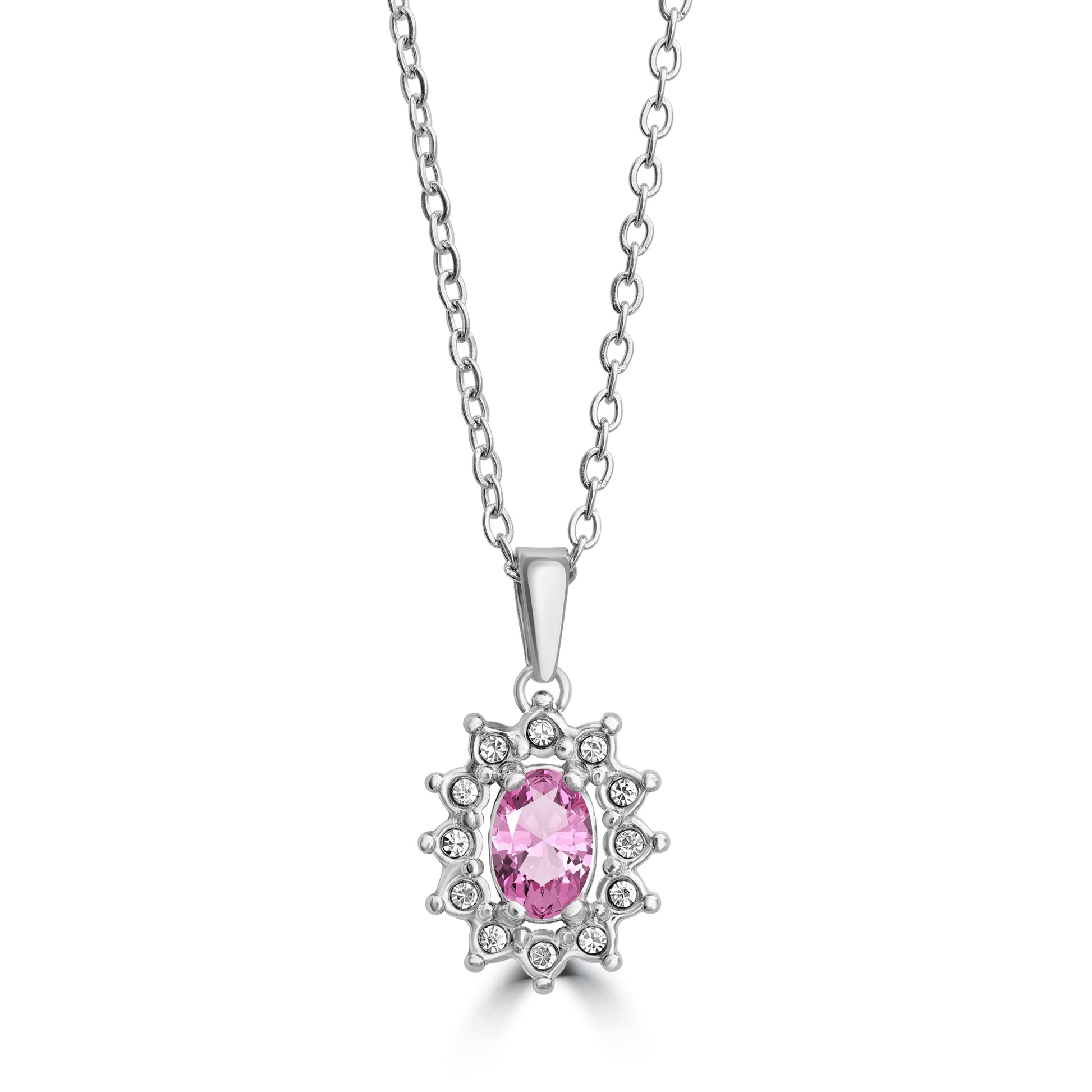 Collana Cristallo modello Kate in acciaio inox Royale - Brand Gioielli