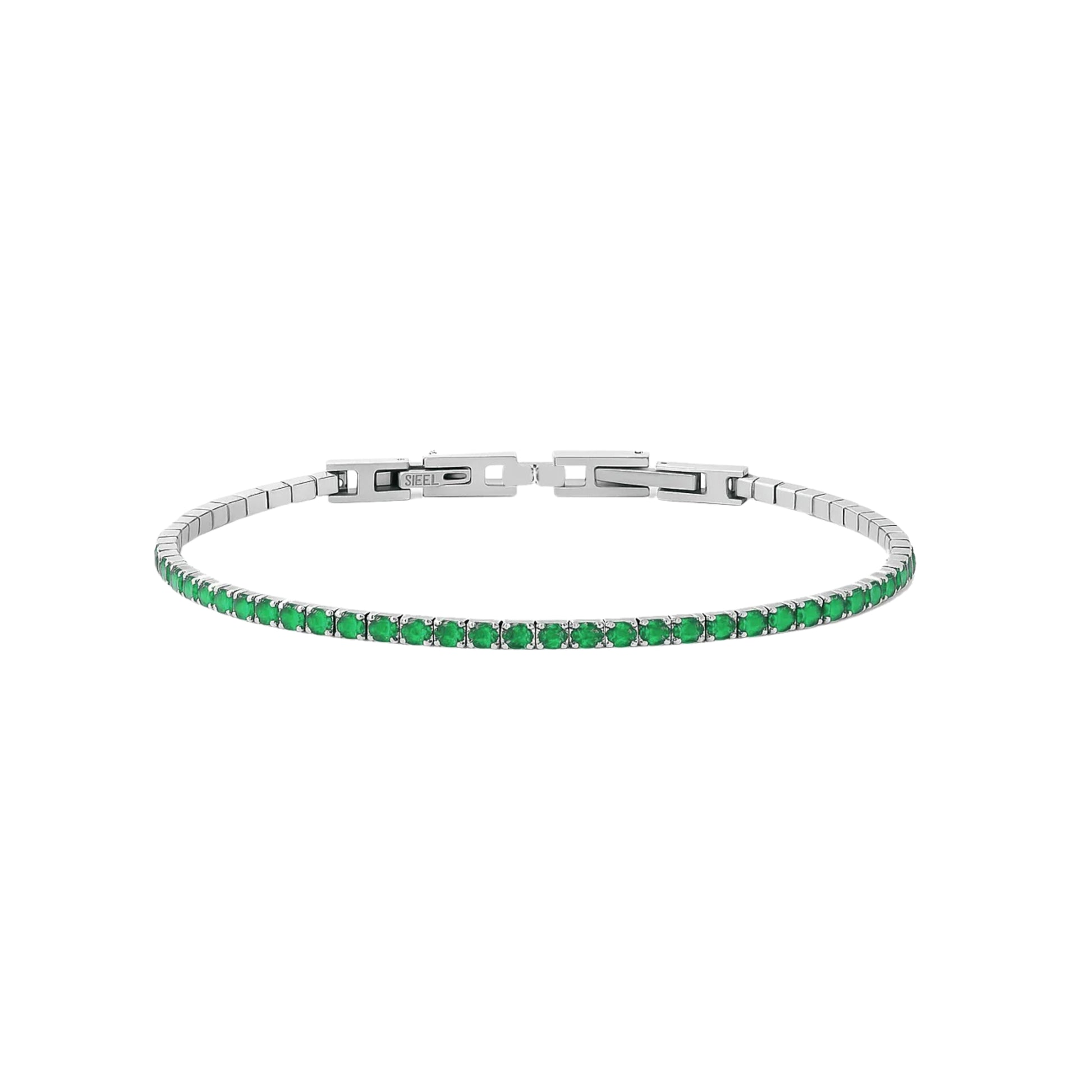 Bracciale Tennis 2mm chiusura a scatto - Les Folies