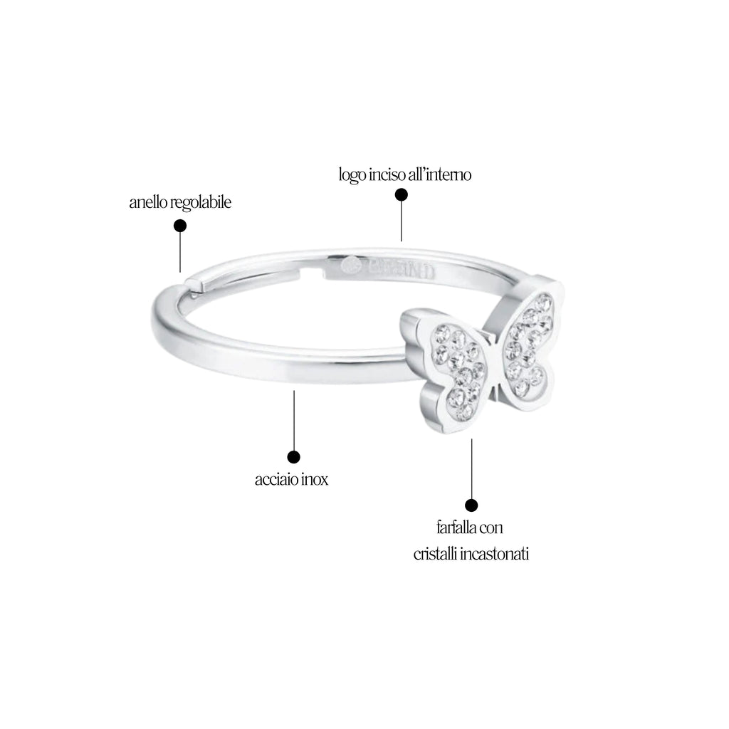 Anello Farfalla Shine- Brand Gioielli