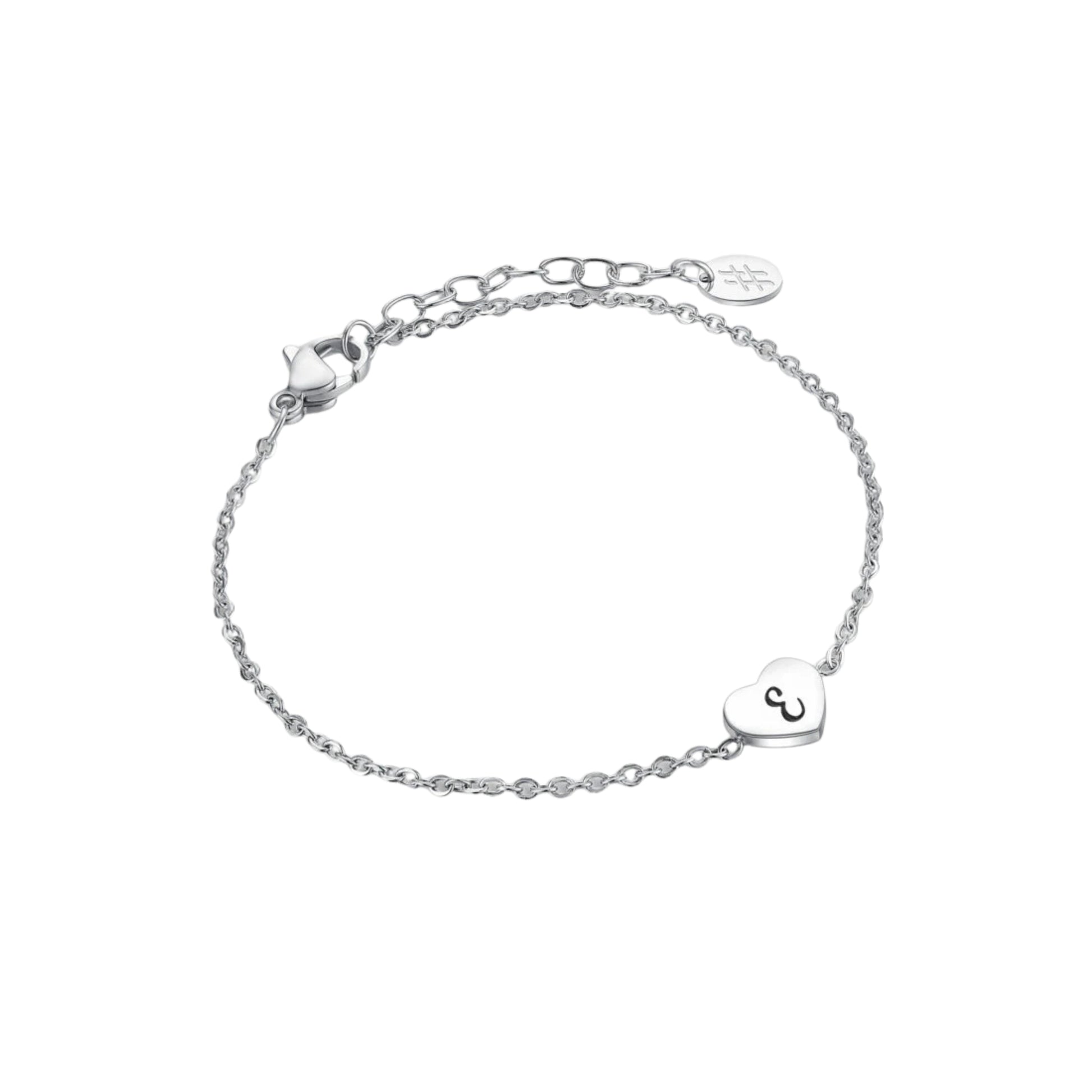 Bracciale Cuore Lettera Personal - Brand Gioielli