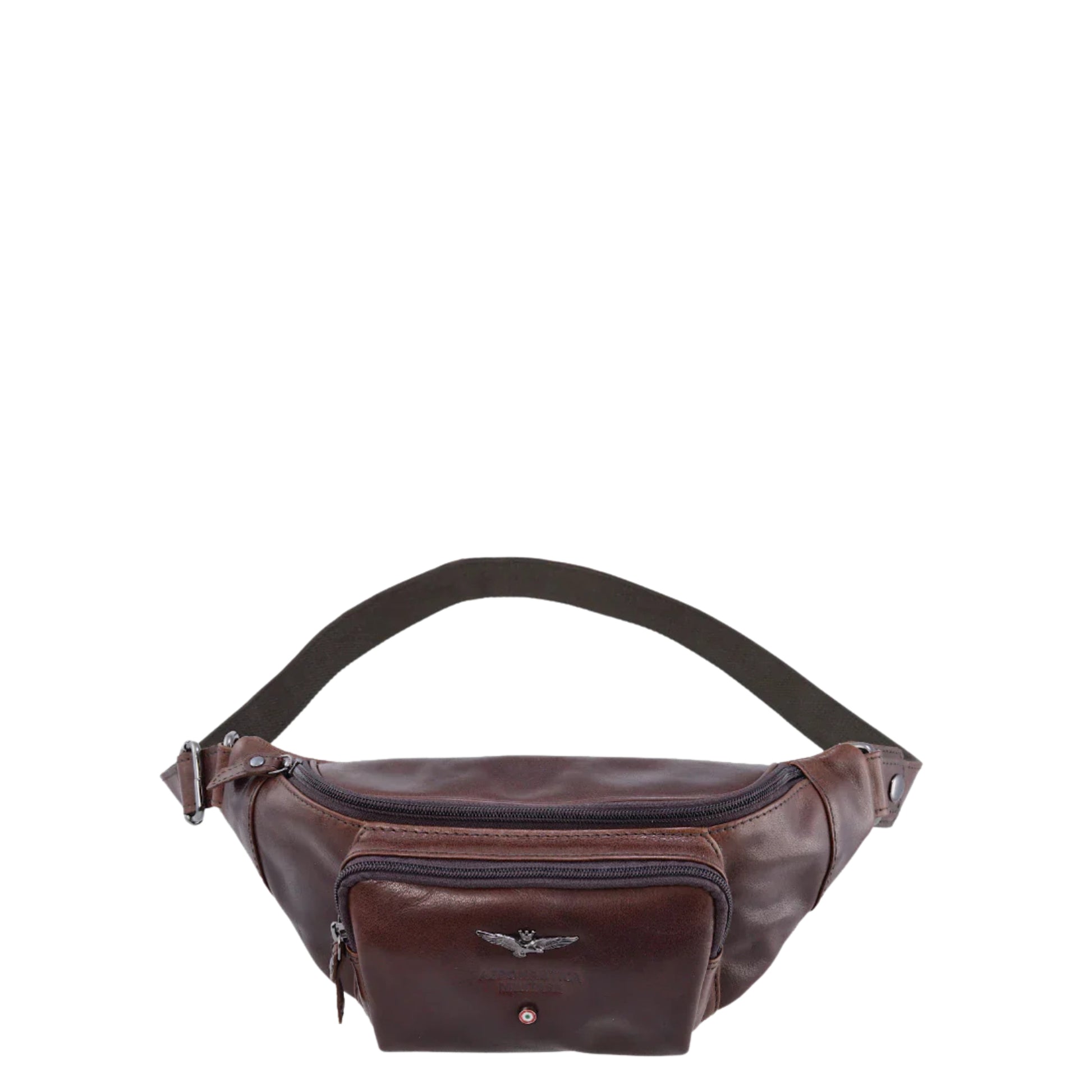 Marsupio in Vera pelle Vintage - Aeronautica Militare