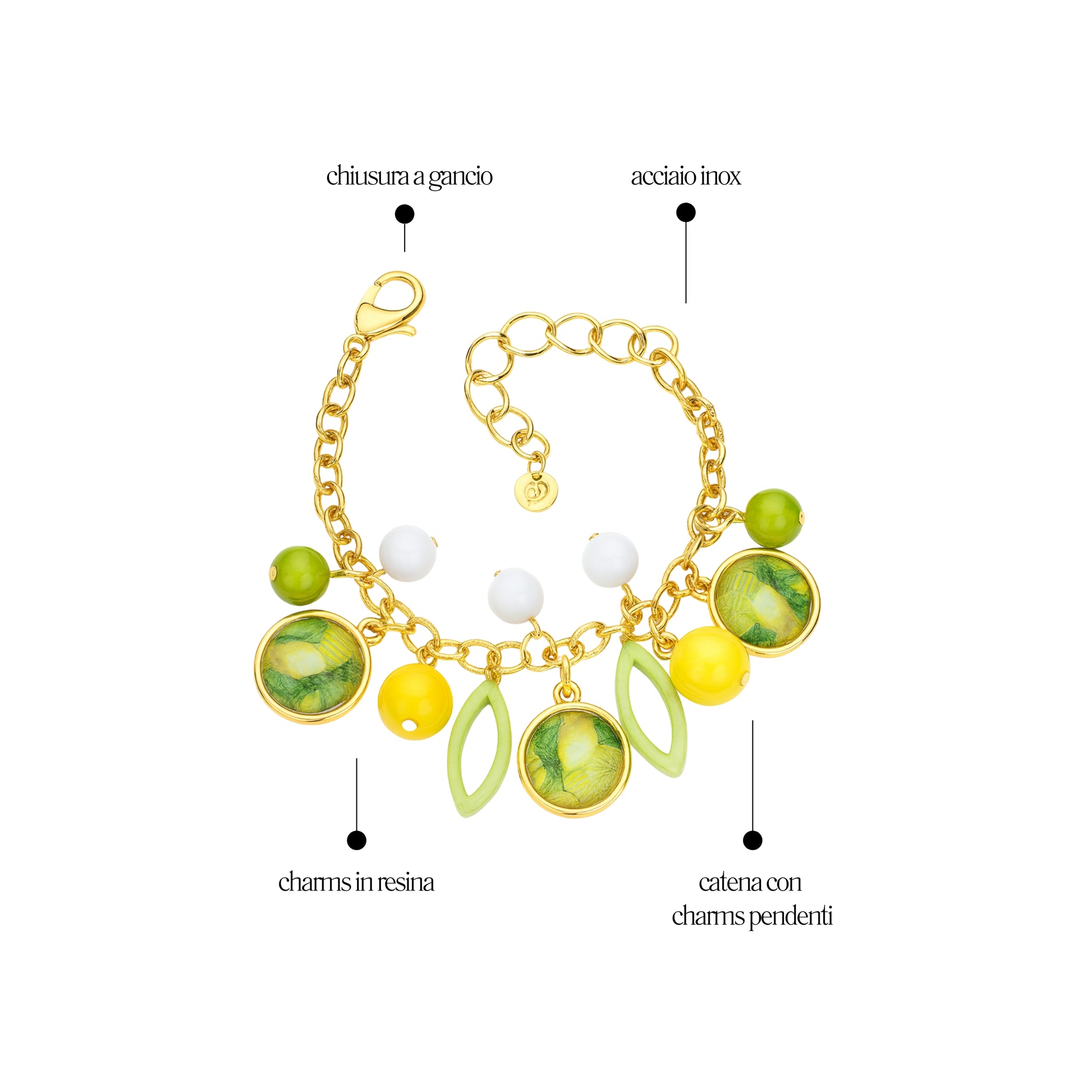 Bracciale Lemon Juice_Resina "YOU B'JOU"