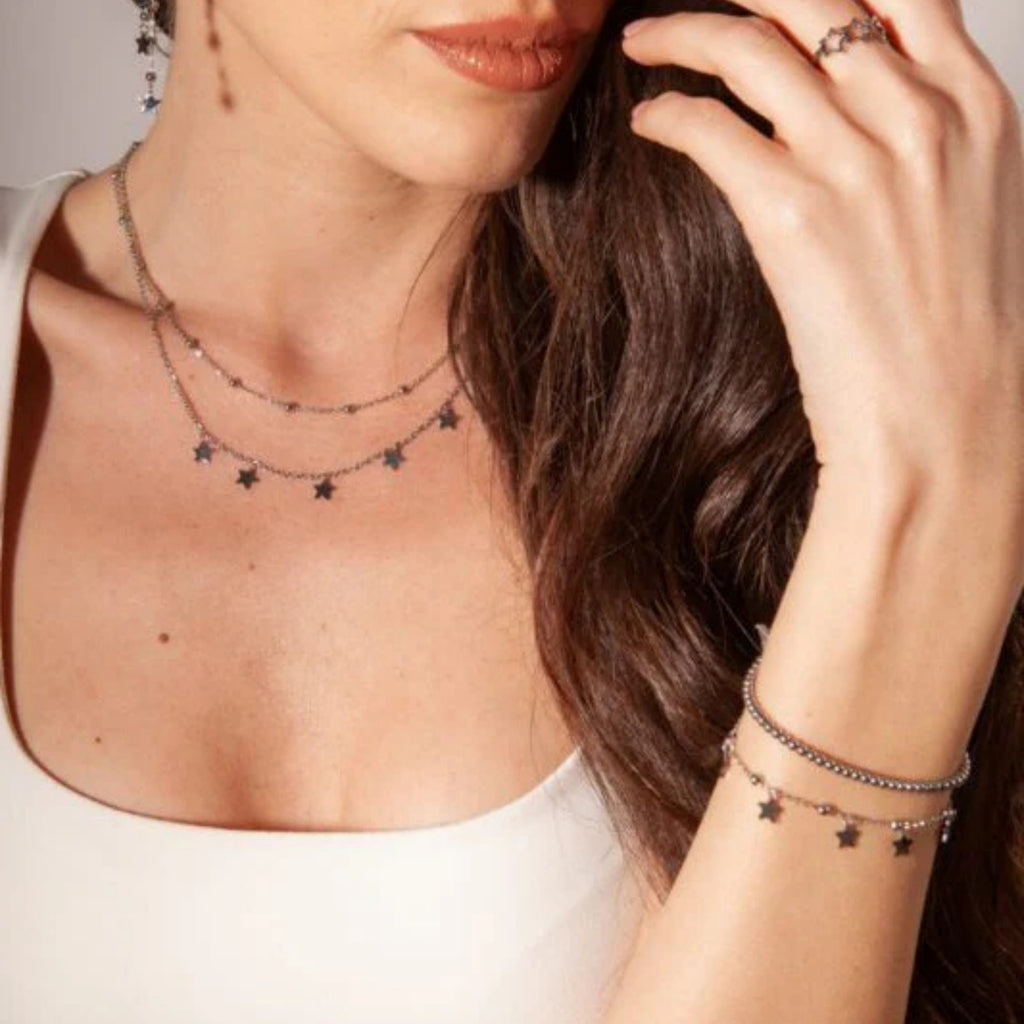 Collana Doppia con stelline Stardust - Brand Gioielli