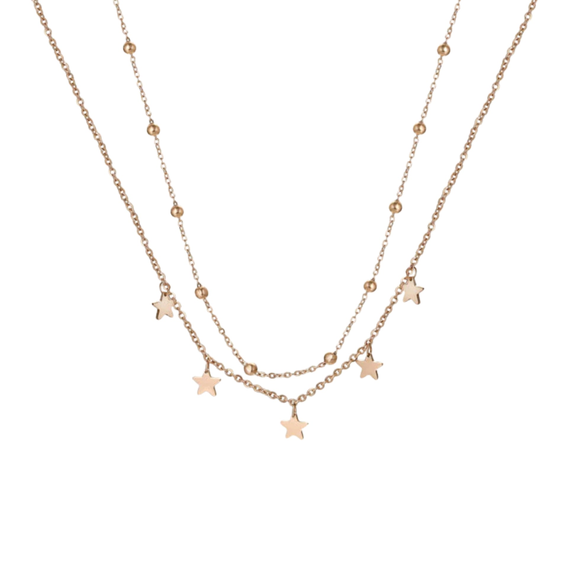 Collana Doppia con stelline Stardust - Brand Gioielli