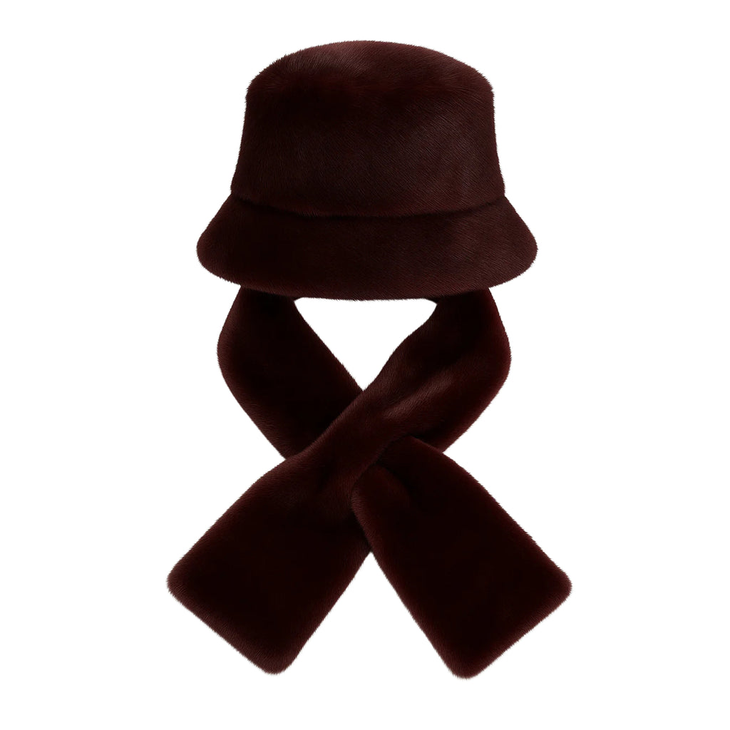 Sciarpa e Cappello in Pelliccia Nuvelle