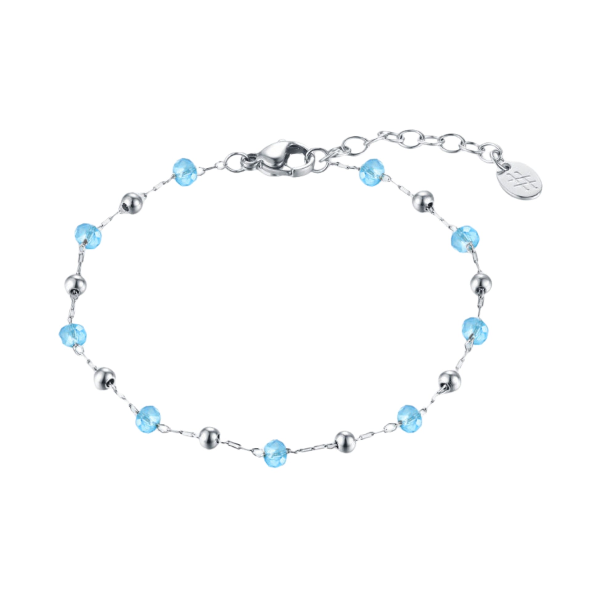 Bracciale Cristalli Acciaio Inox - Brand