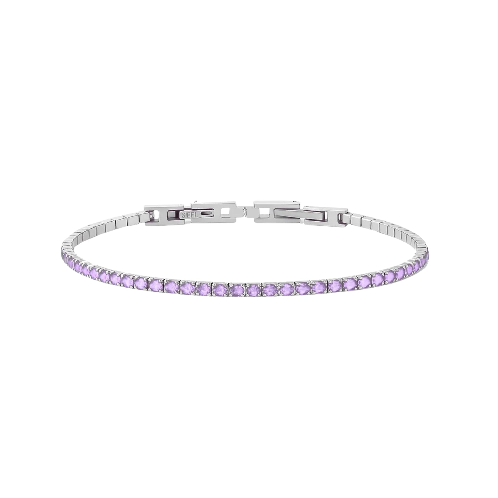 Bracciale Tennis 2mm chiusura a scatto - Les Folies