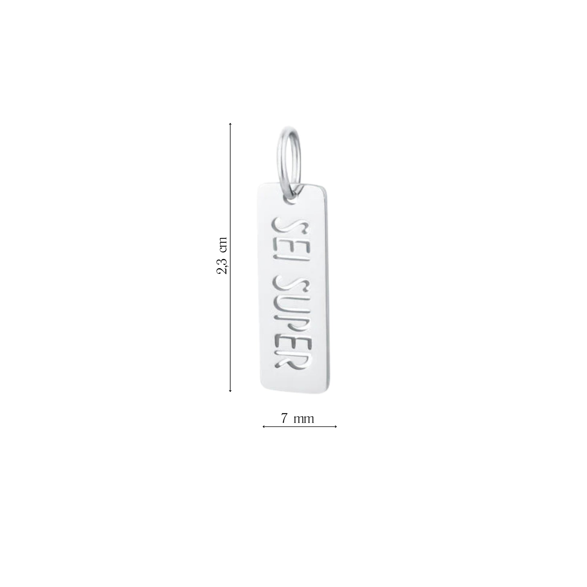 Targhetta Sei Super - Brand Gioielli