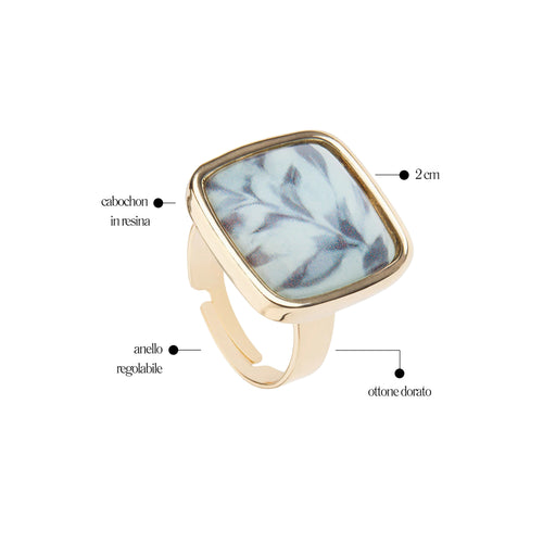 Anello Carrè Imprimé - You B'jou by Barbieri