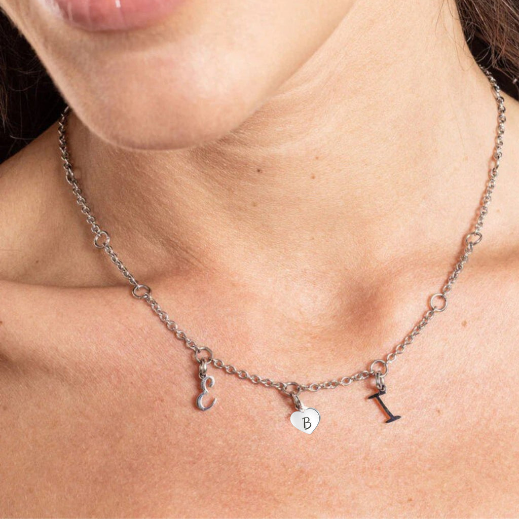 Ciondolo Cuore Lettera Personal - Brand Gioielli