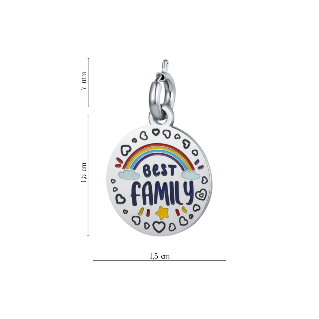 Charm Mamma "Best Family" - Brand Gioielli