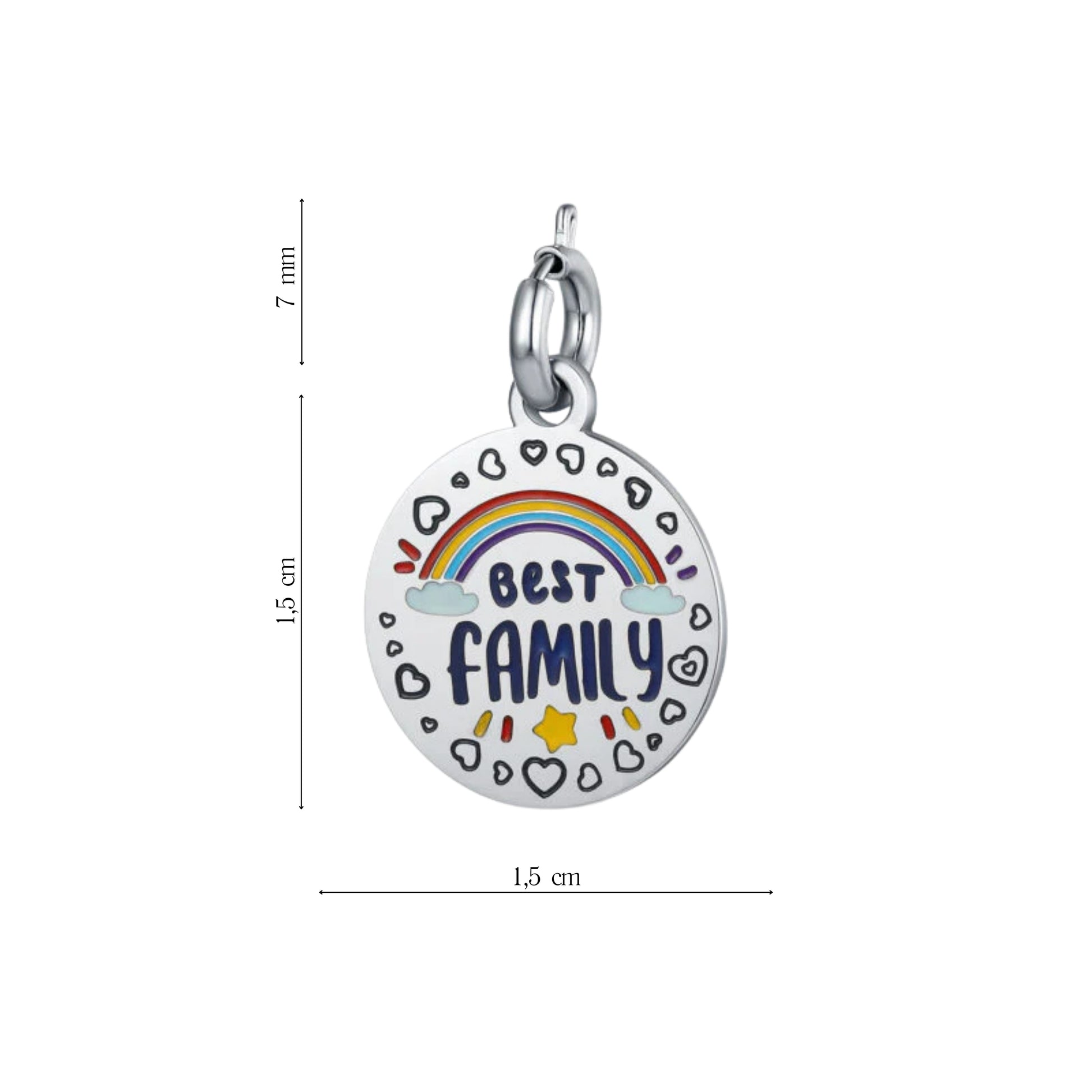 Charm Mamma "Best Family" - Brand Gioielli