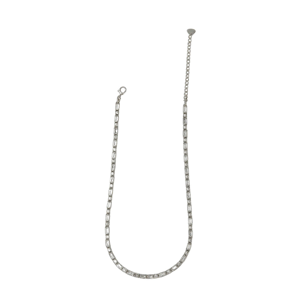 Collana Tennis Baguette alternata - Les folies