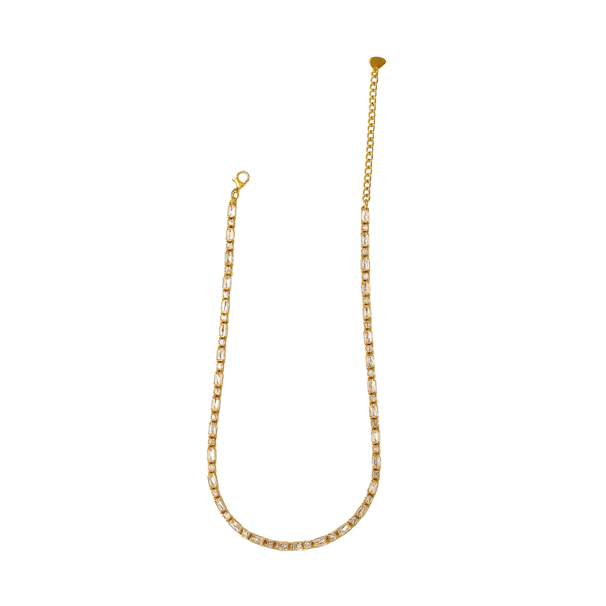 Collana Tennis Baguette alternata - Les folies