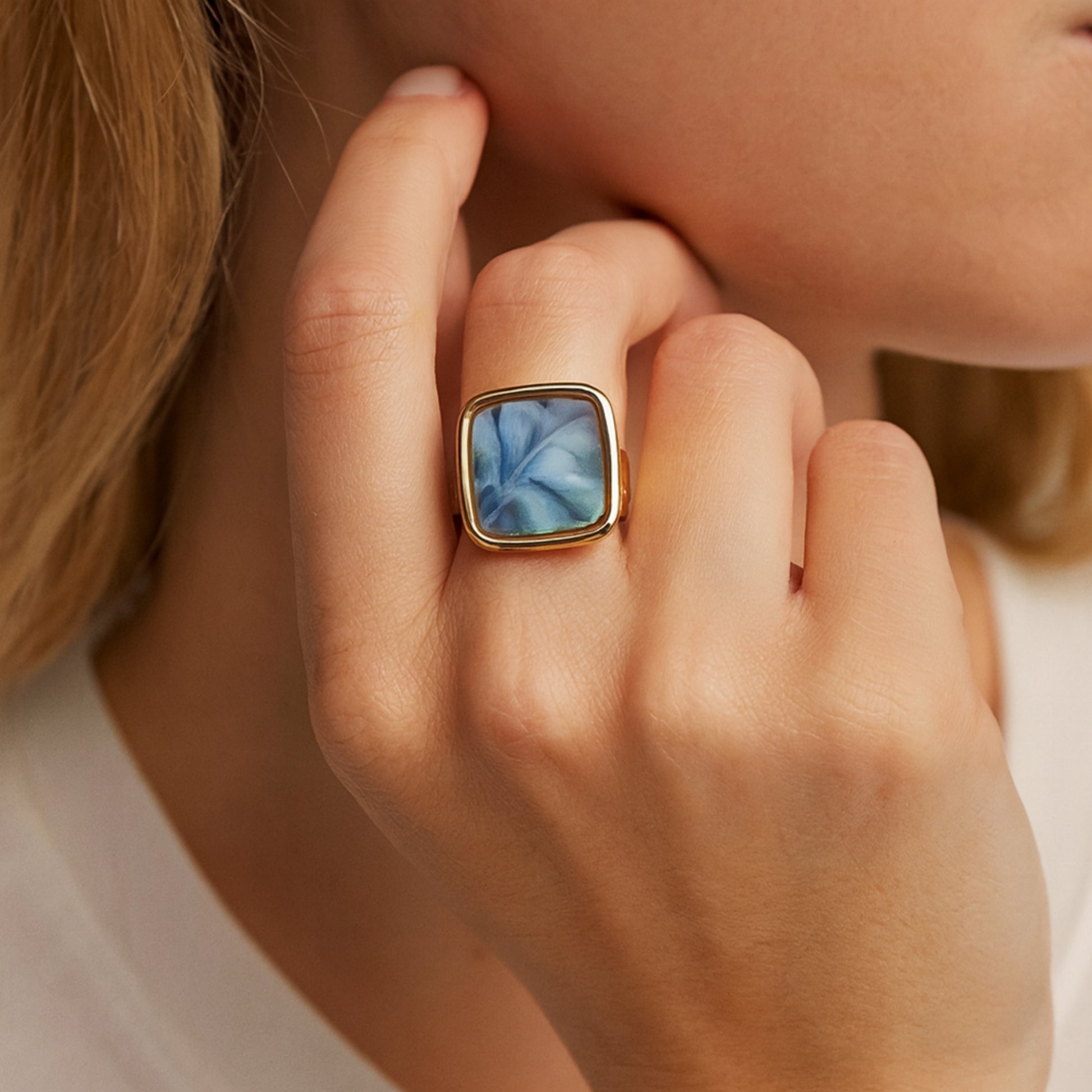 Anello Carrè Imprimé - You B'jou by Barbieri
