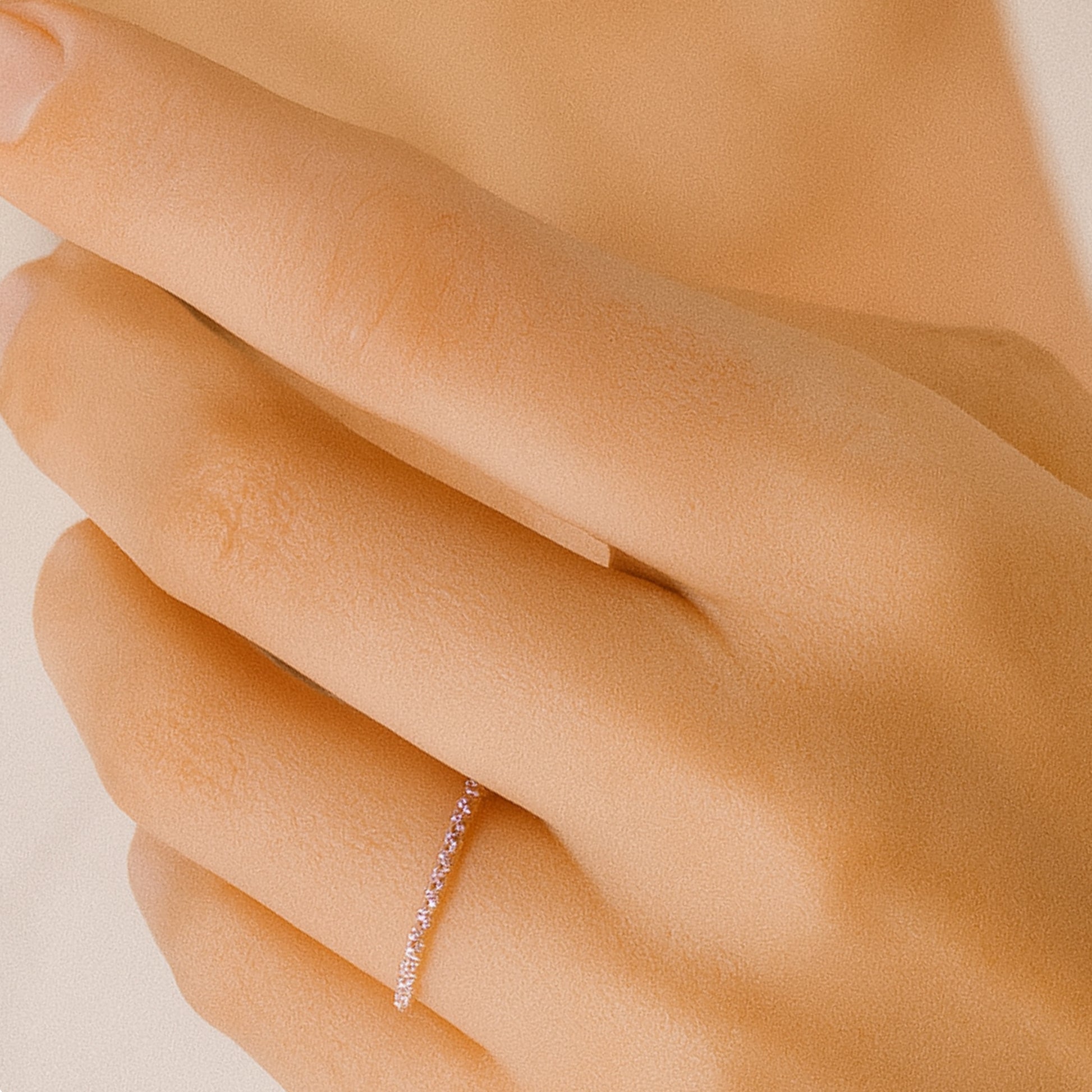 Anello Veretta Rosa in Argento 925 - Les Folies