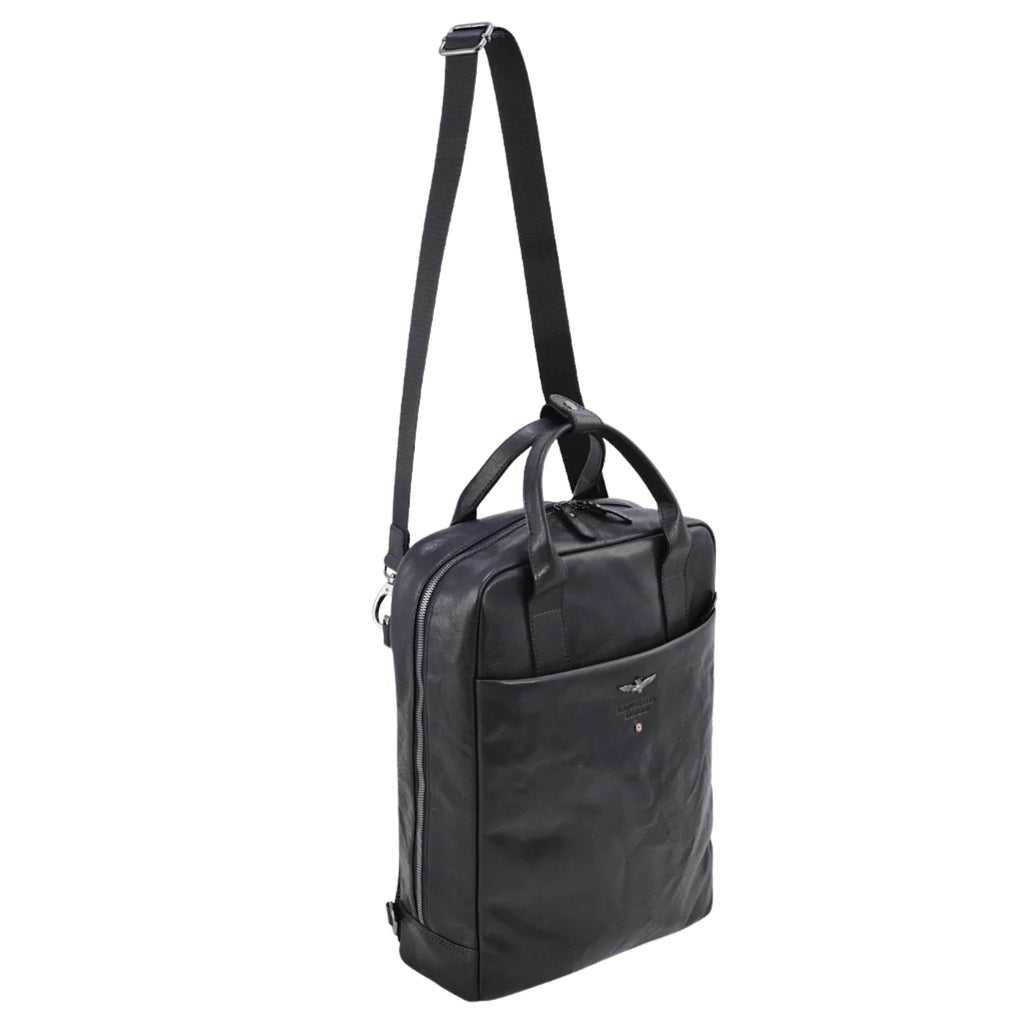 Zaino Porta PC in Vera Pelle Vintage - Aeronautica Militare