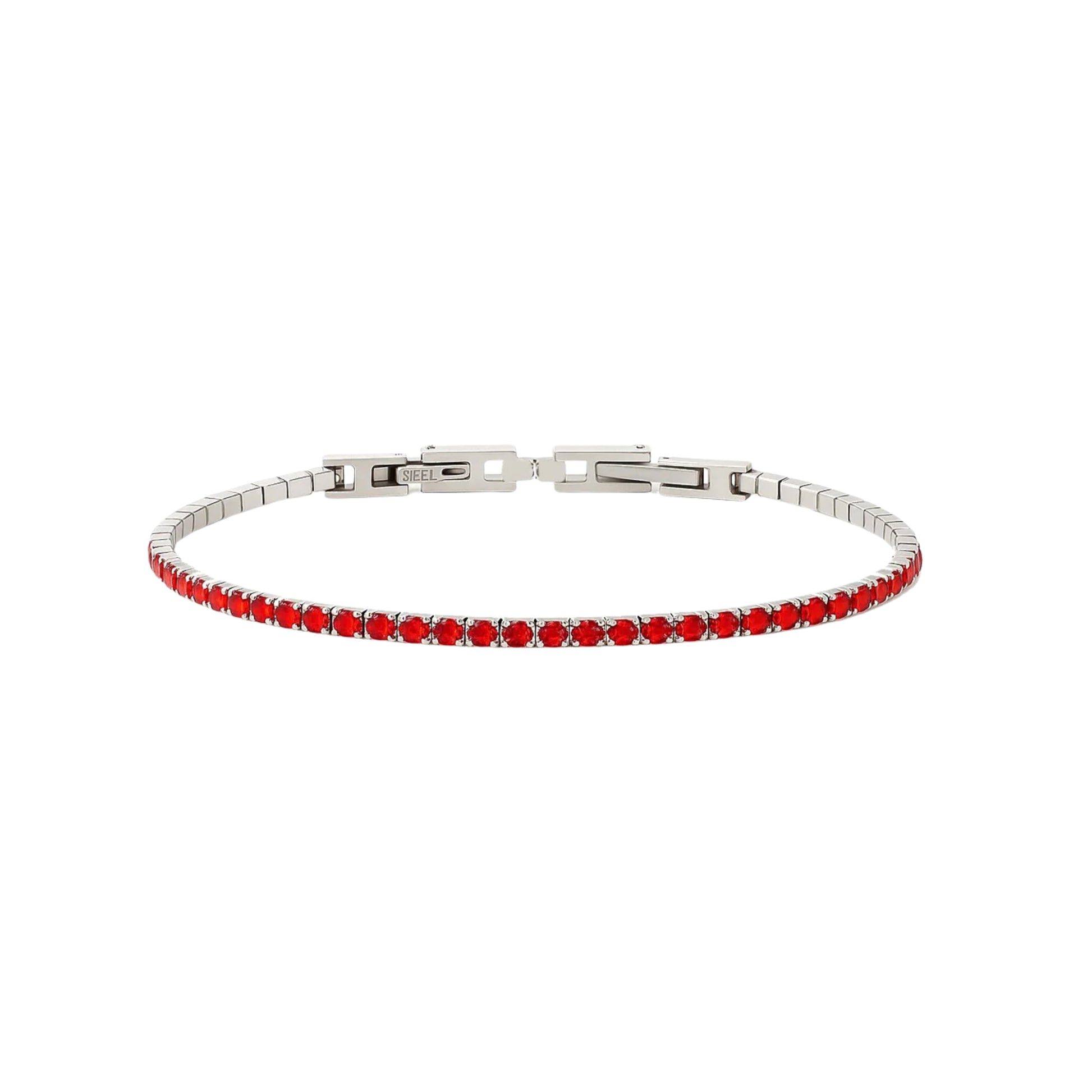 Bracciale Tennis 2mm chiusura a scatto - Les Folies