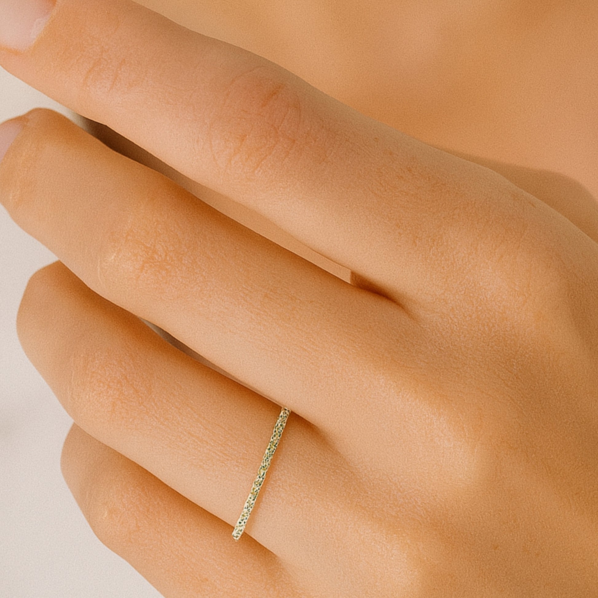Anello Veretta Lime in Argento 925 - Les Folies