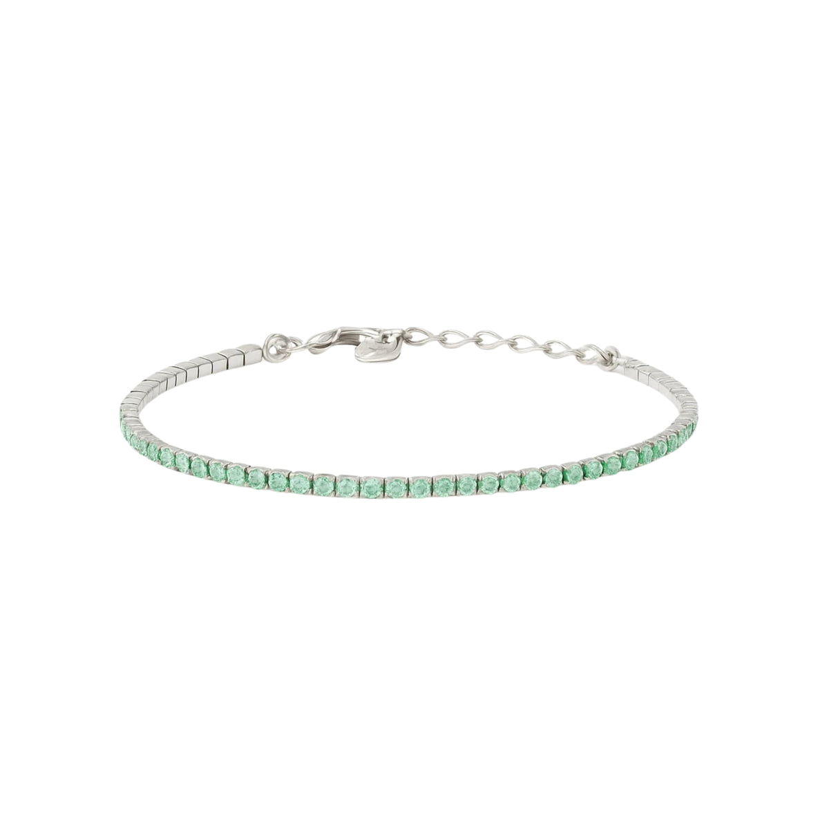 Bracciale Tennis 2mm chiusura a moschetto - Les Folies