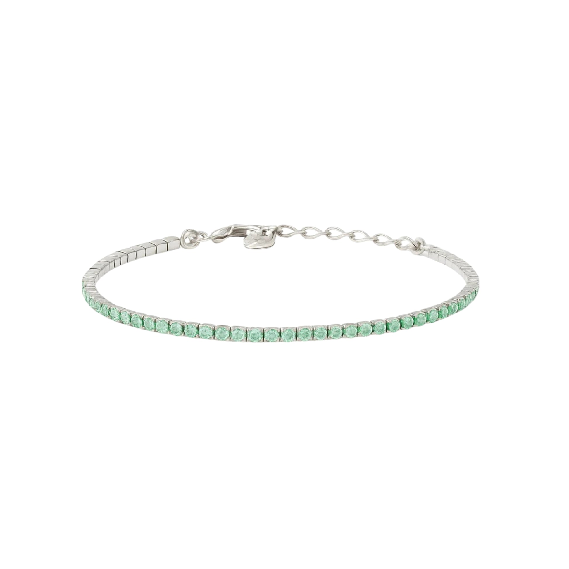 Bracciale Tennis 2mm chiusura a moschetto - Les Folies