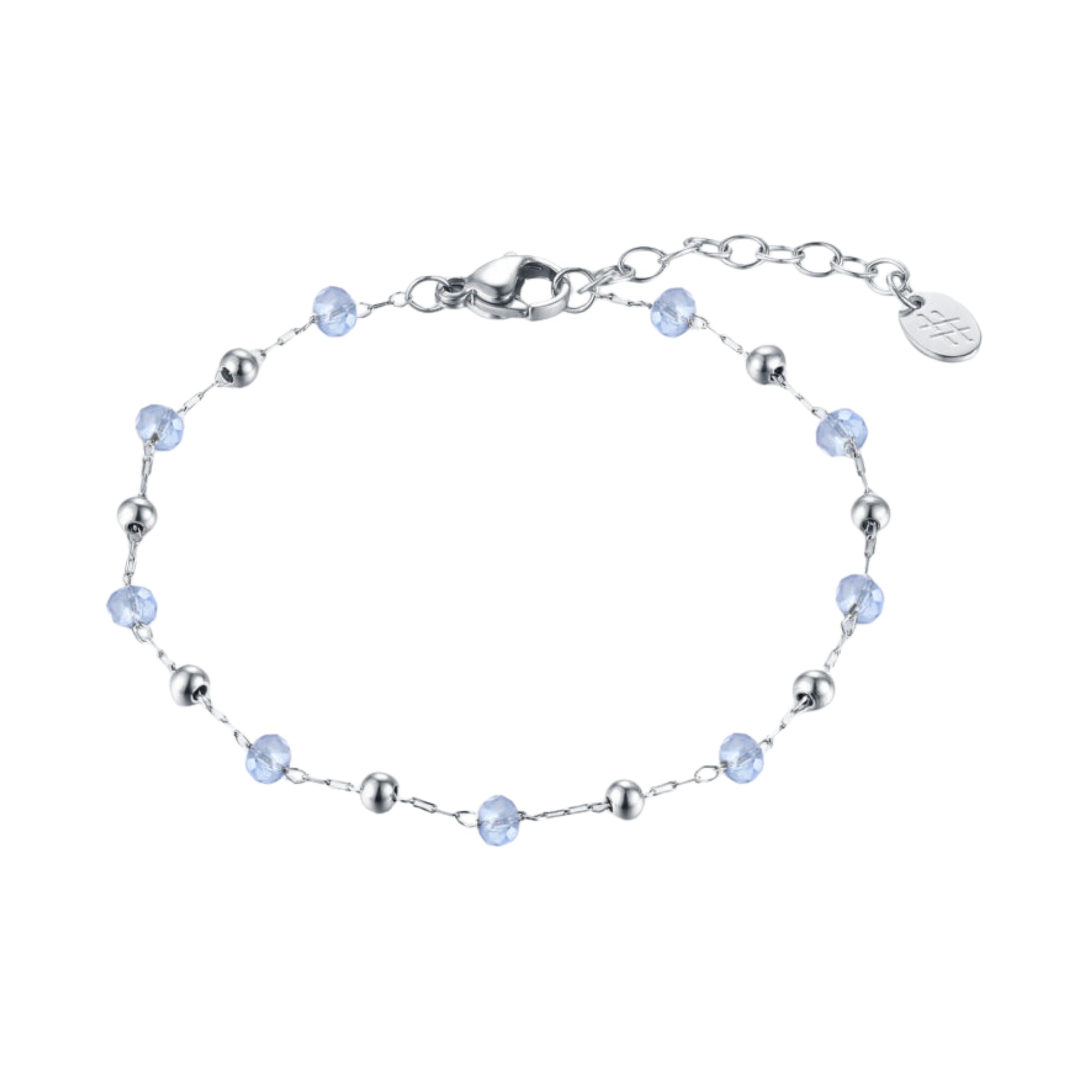 Bracciale Cristalli Acciaio Inox - Brand