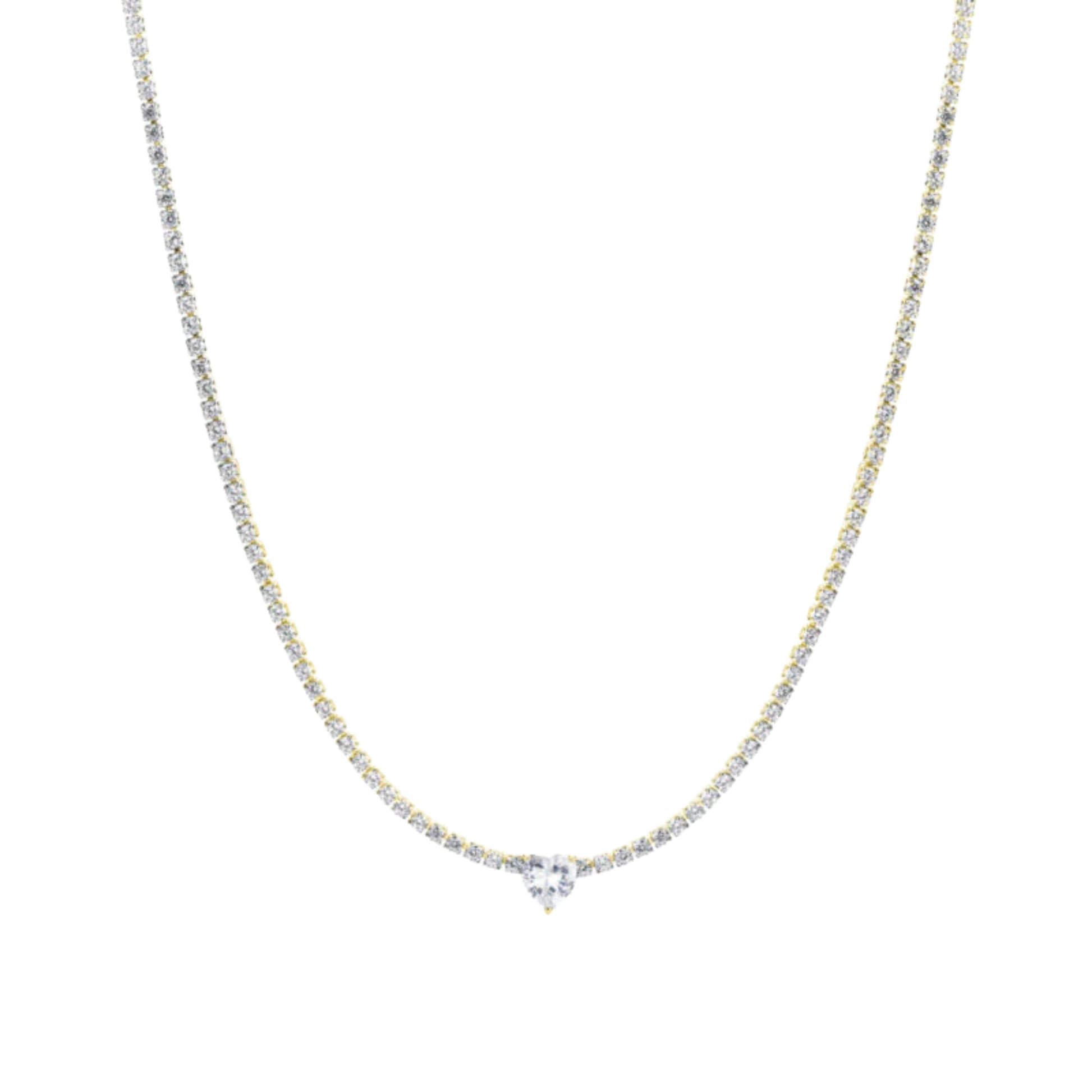 Collana Tennis Cuore Attimi - Brand Gioielli