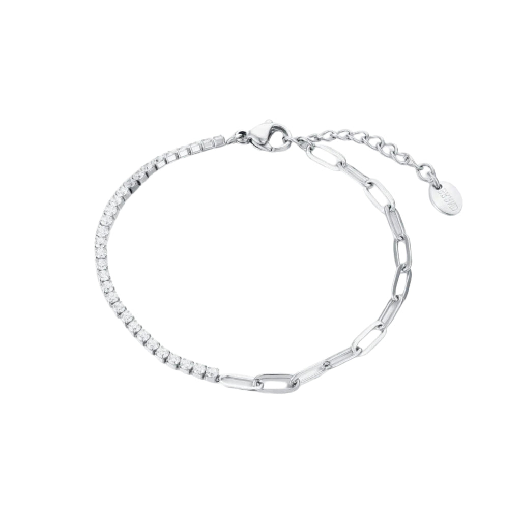 Bracciale Tennis con Catena Freedom - Brand Gioielli