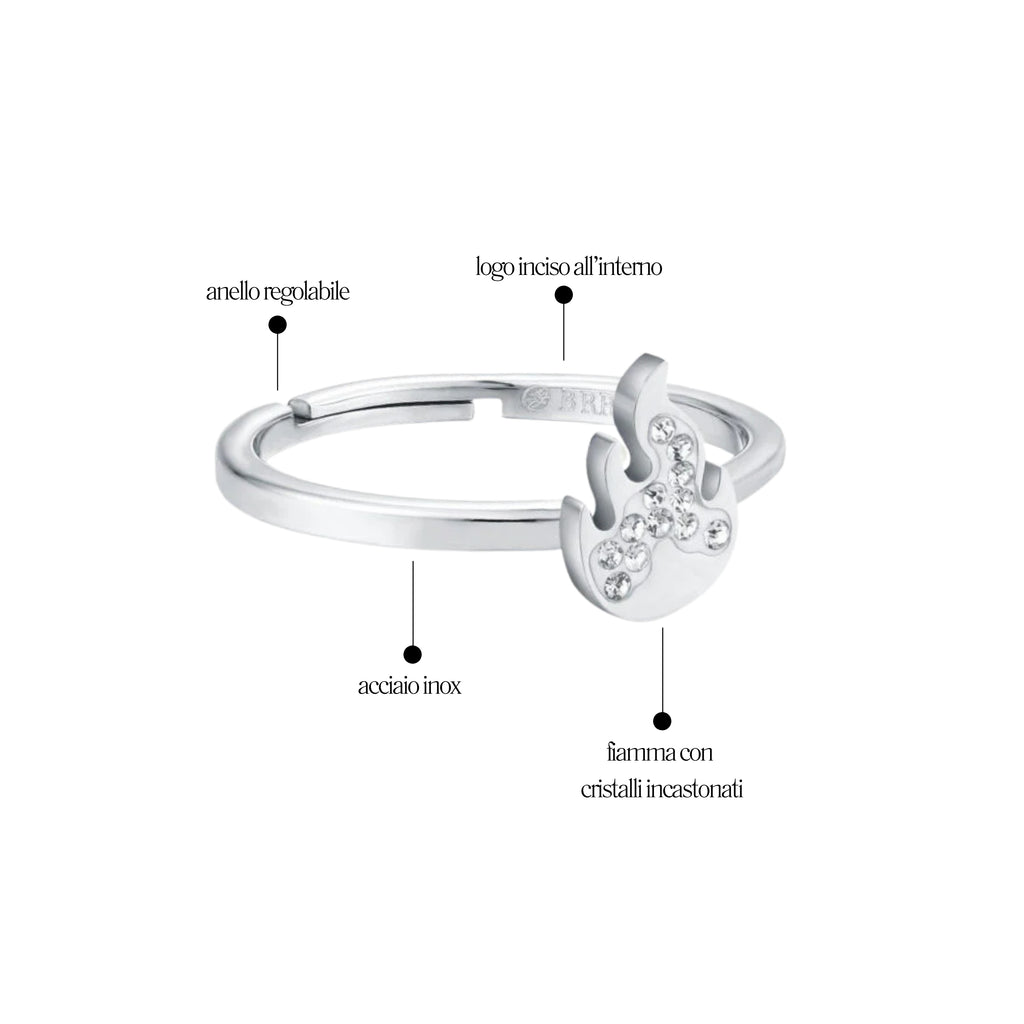 Anello Fiamma Shine- Brand Gioielli