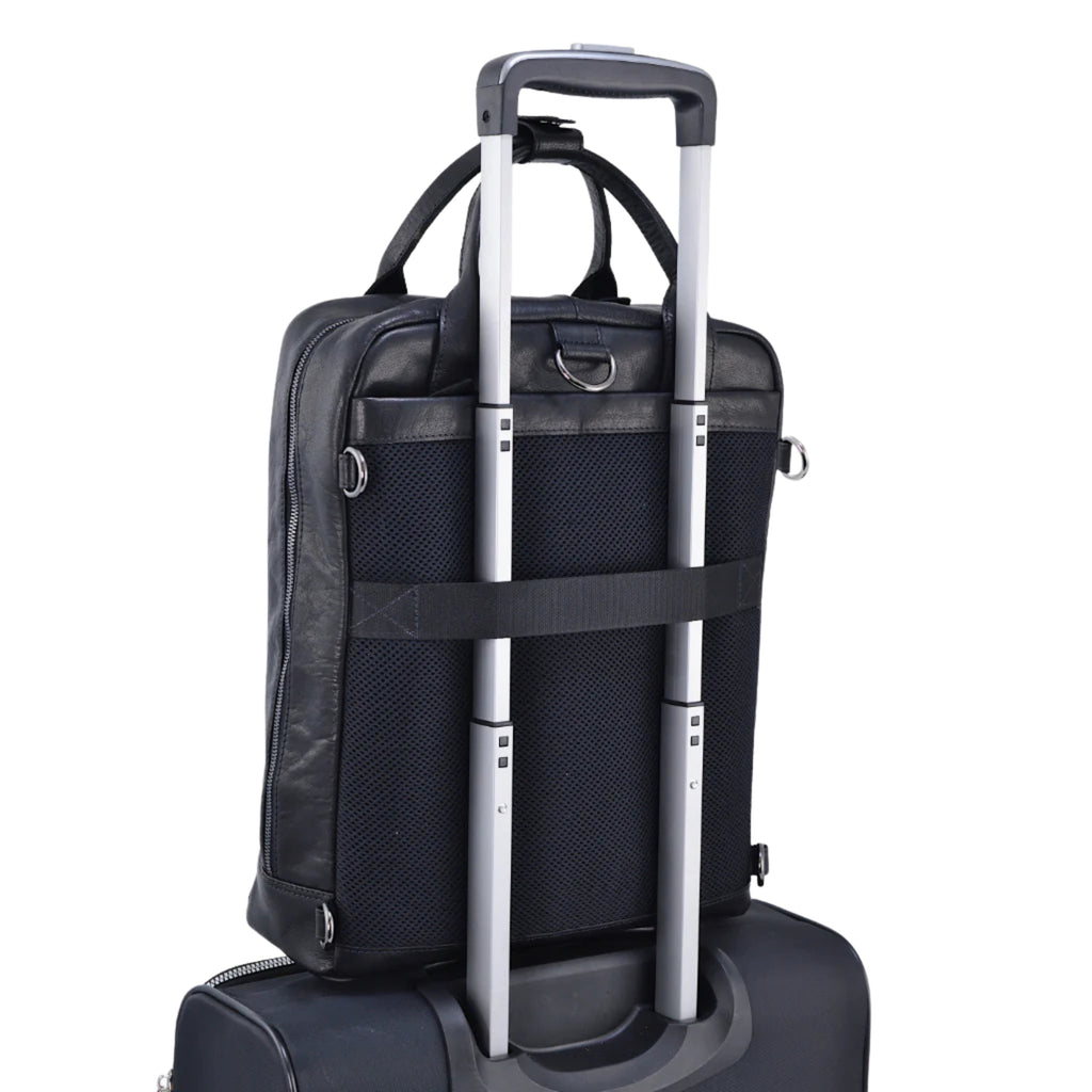 Zaino Porta PC in Vera Pelle Vintage - Aeronautica Militare