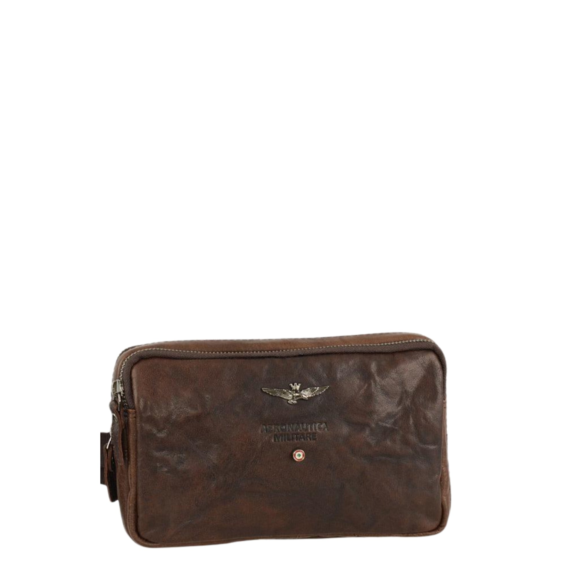 Borsello\Tracolla in Vera pelle Vintage - Aeronautica Militare