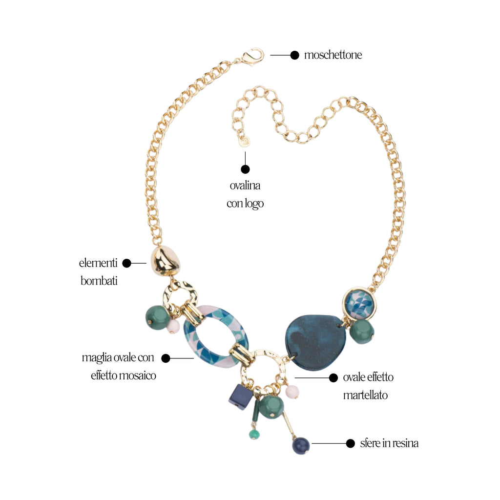 Collana Seventy Blue - You B'jou by Barbieri