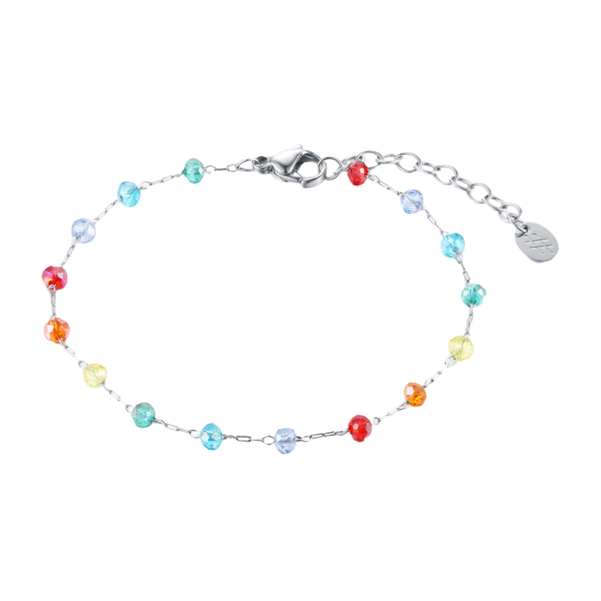 Bracciale Cristalli Acciaio Inox - Brand