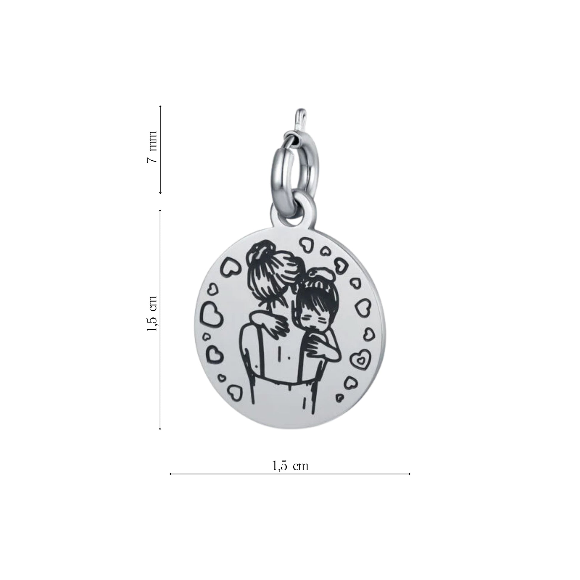 Charm Mamma "Abbraccio" - Brand Gioielli