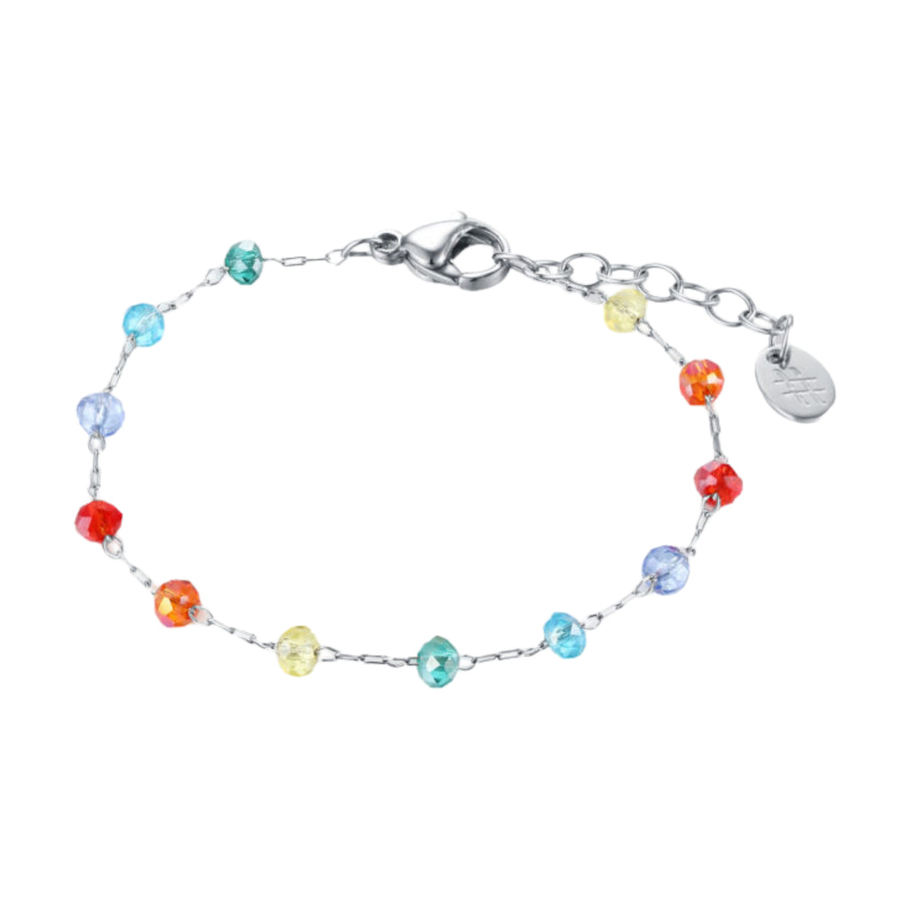 Bracciale Cristalli_AcciaioInox "BRAND"