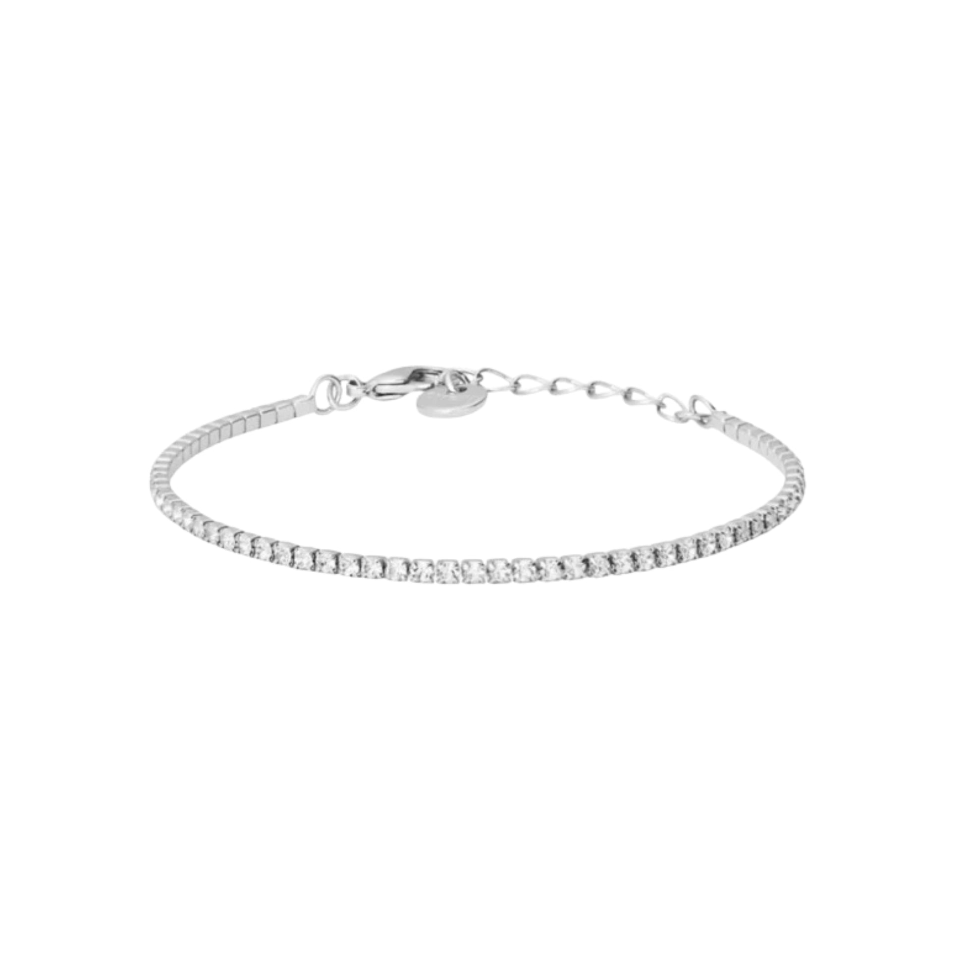 Bracciale Tennis 2mm chiusura a moschetto - Les Folies