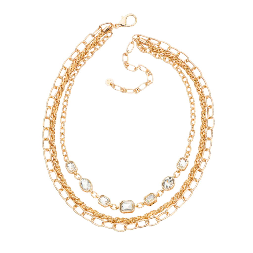Collana Gold & Crystal - You B'jou by Barbieri