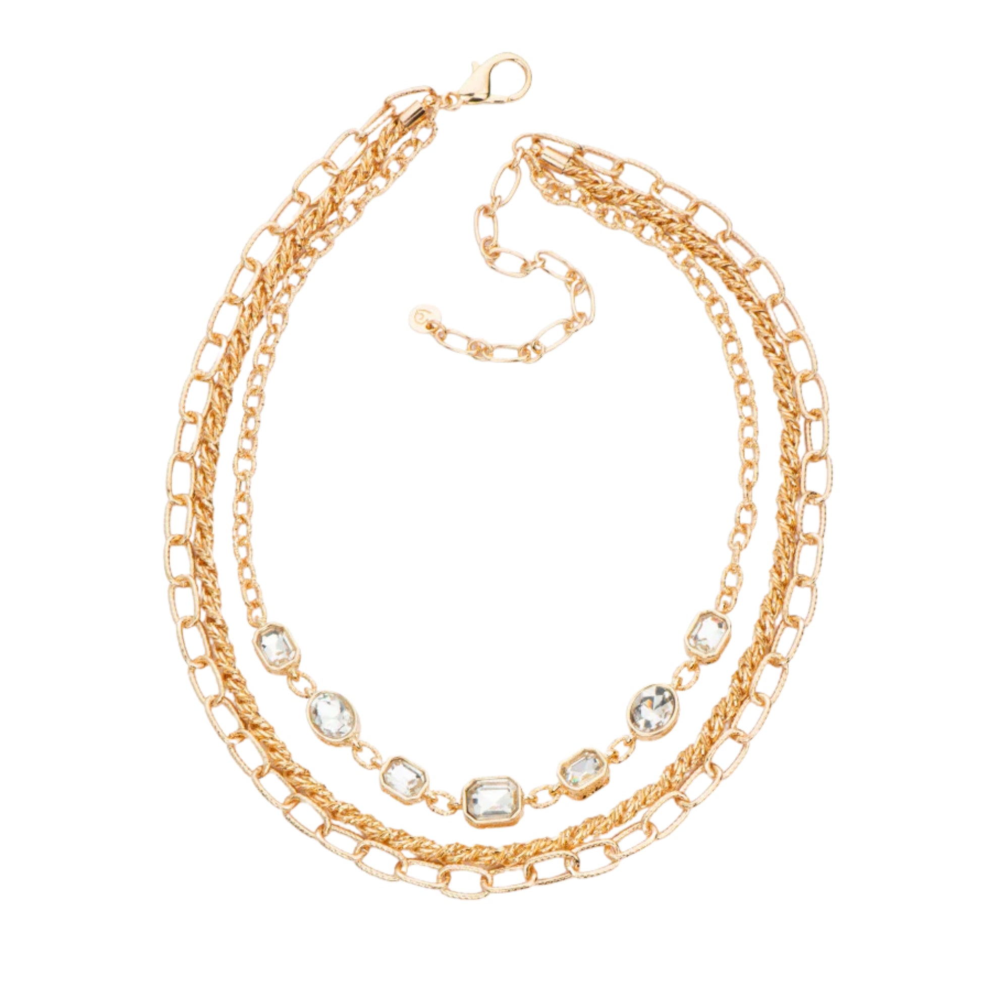 Collana Gold & Crystal - You B'jou by Barbieri