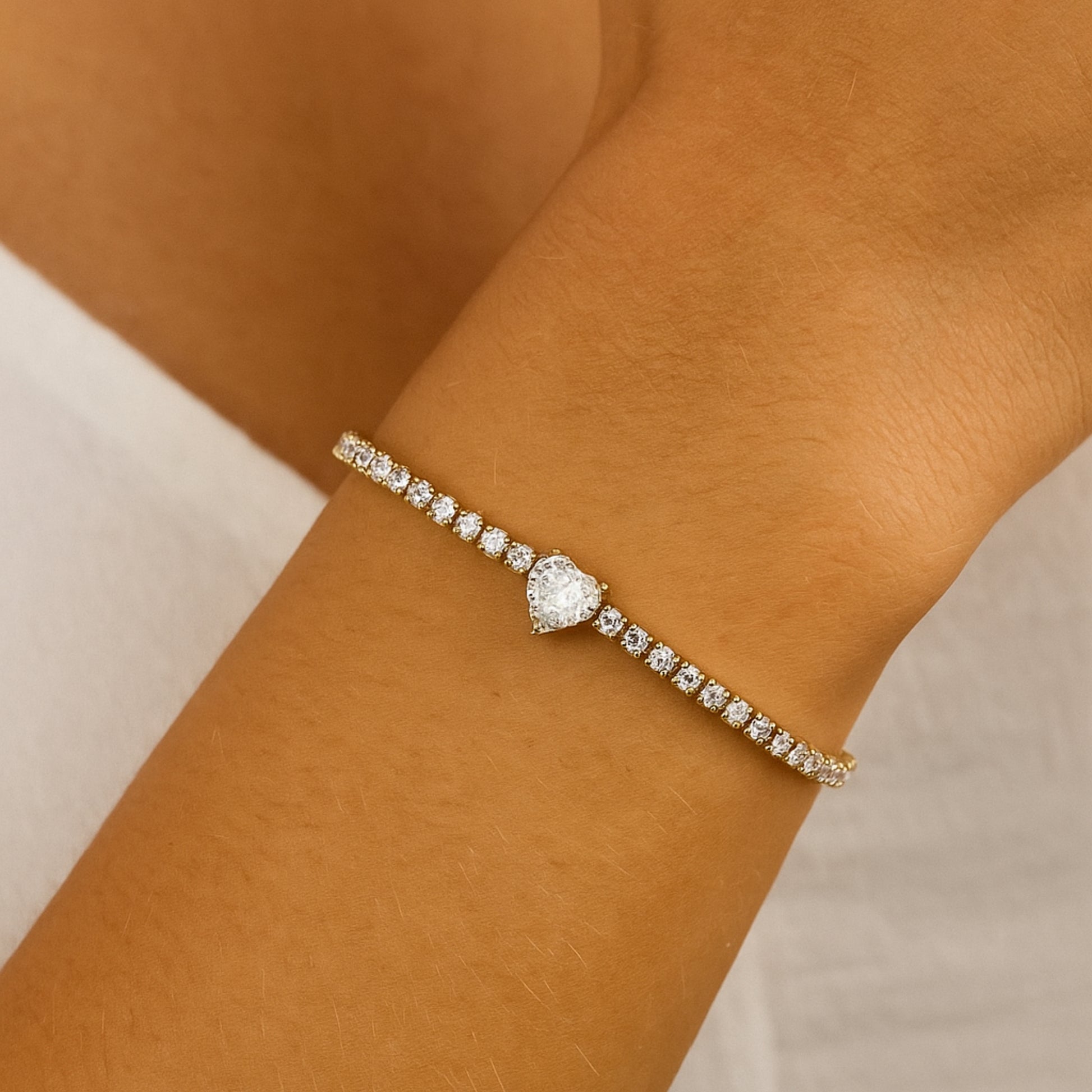 Bracciale Tennis Cuore Attimi - Brand Gioielli