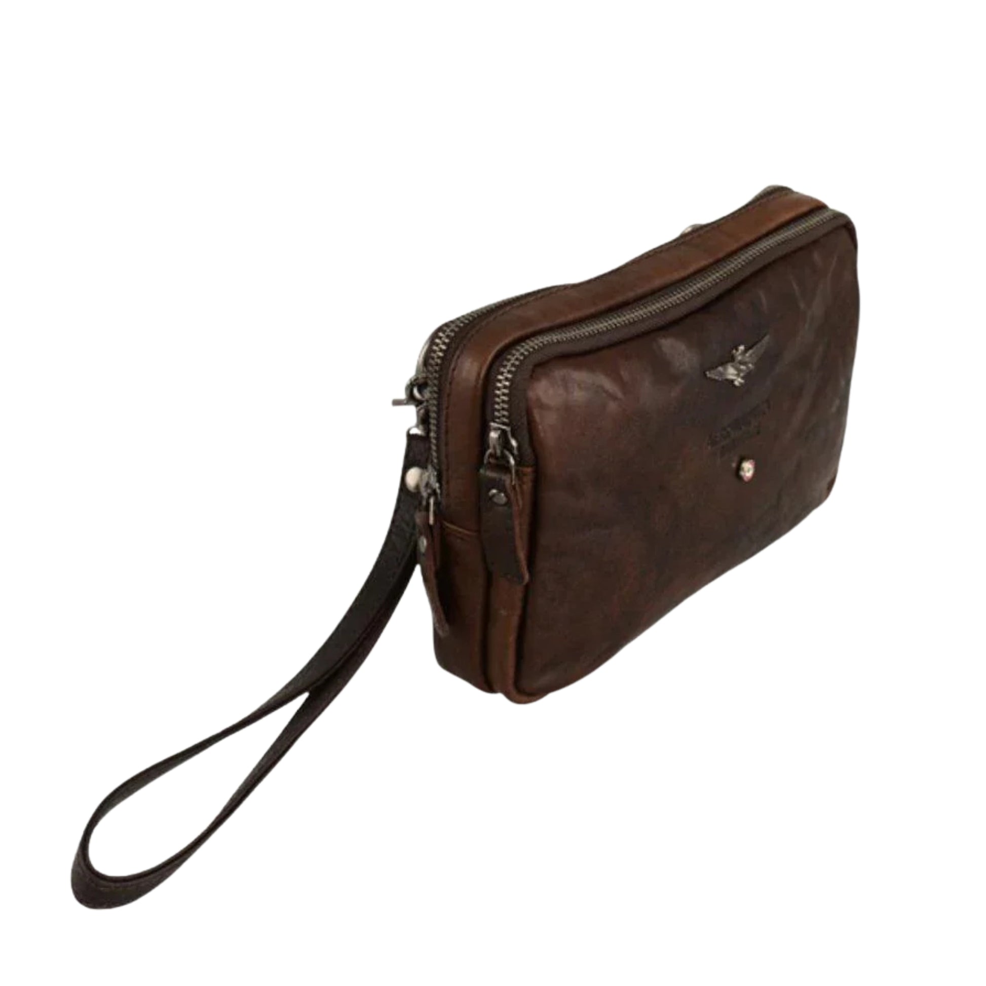 Borsello\Tracolla in Vera pelle Vintage - Aeronautica Militare