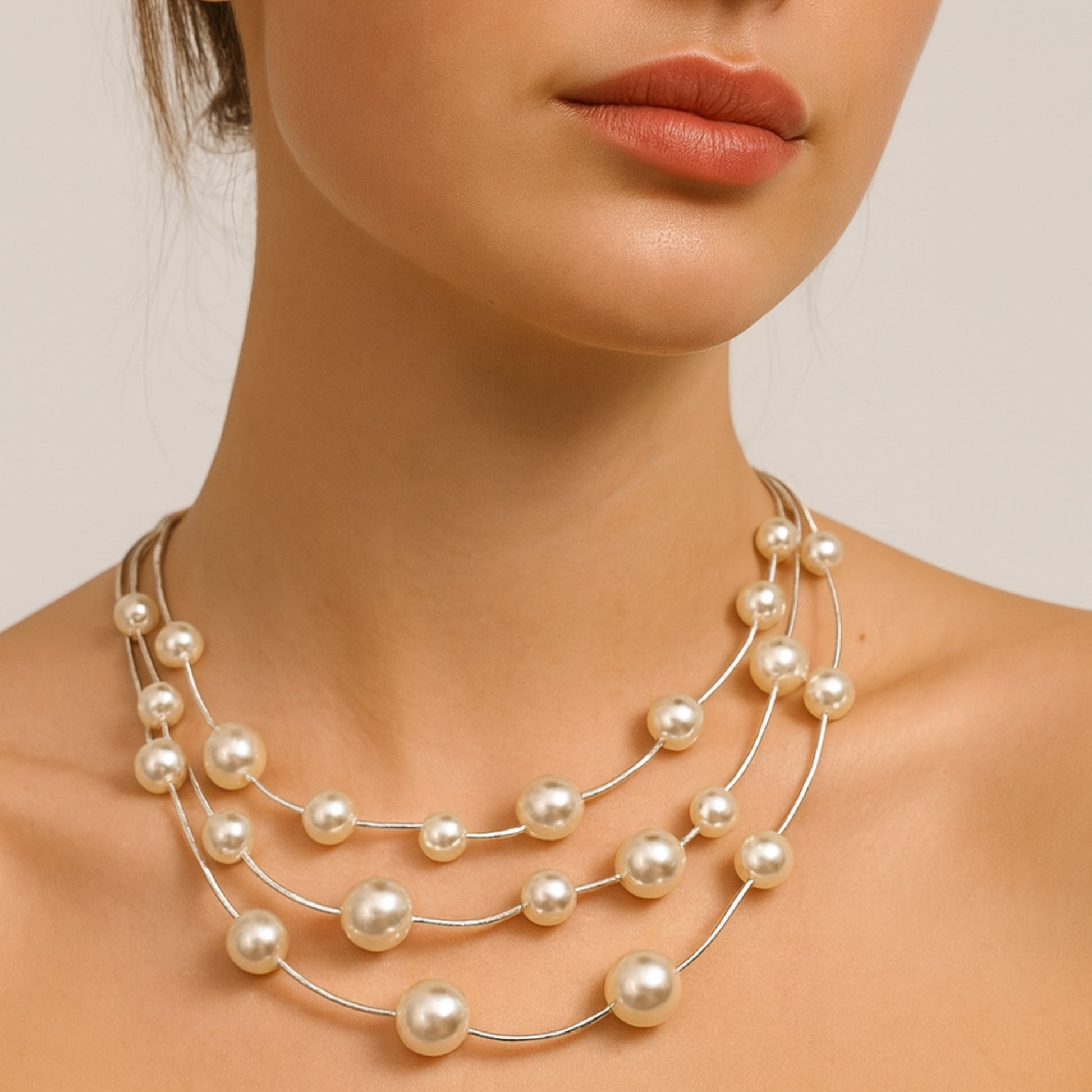 Collana Perle Multi filo - You B'jou by Barbieri