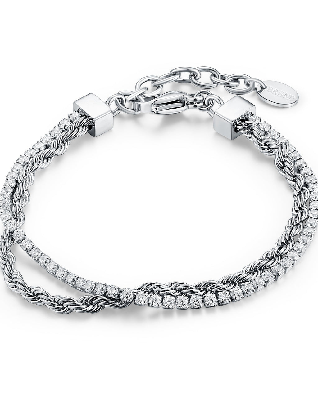 Bracciale Tennis con catena corda